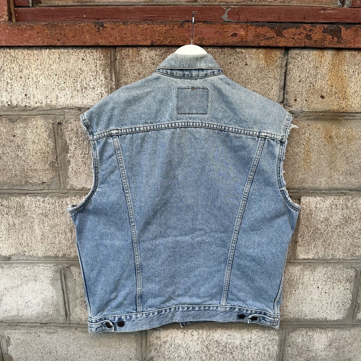 Levi's Vintage Clothing Vintage Levi’s 70503 Denim Vest Crazy Western 00s USA Size L Size US L / EU 52-54 / 3 - 2 Thumbnail