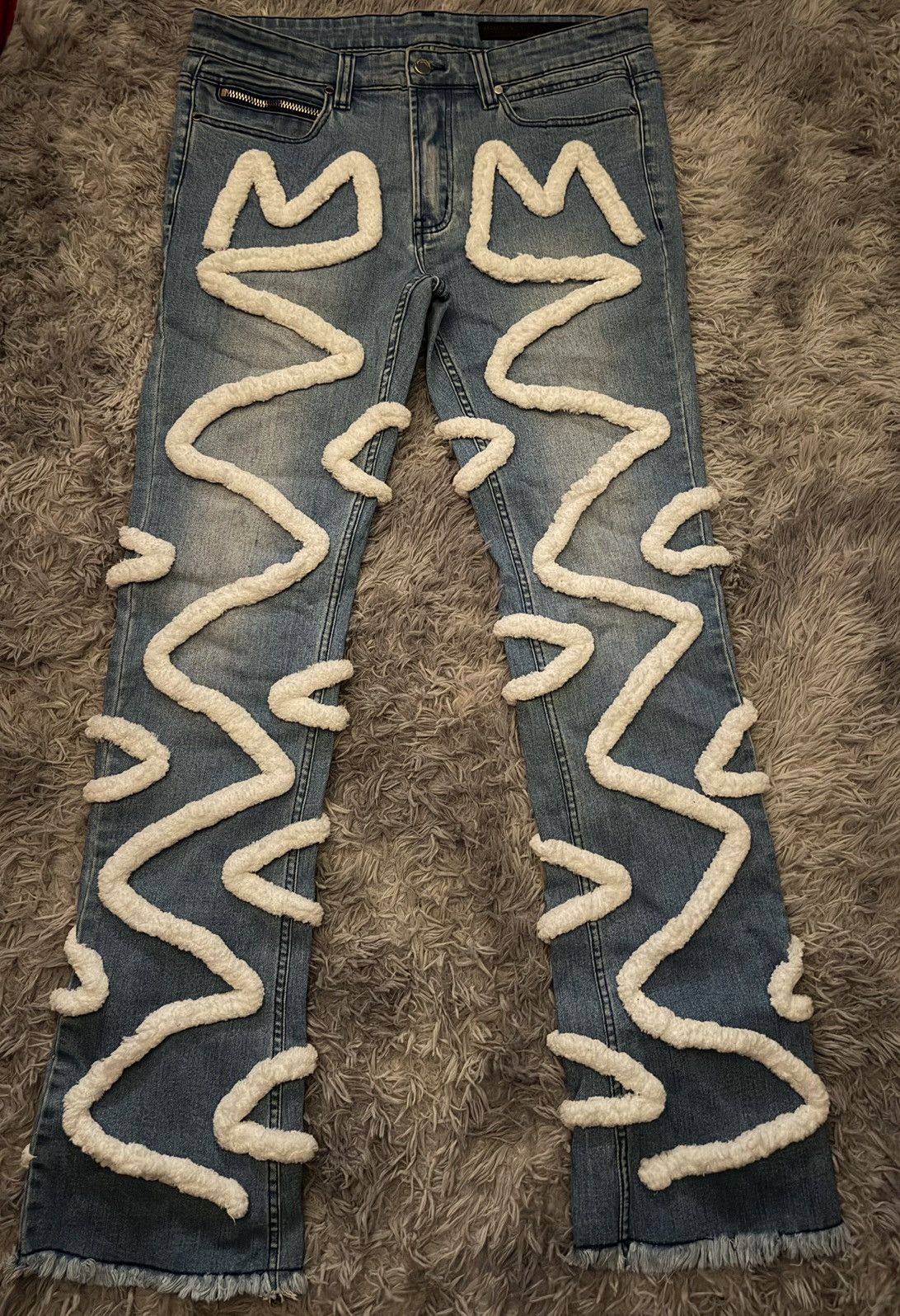 Rockstar OG Vintage Flare Denim Jeans Size 34