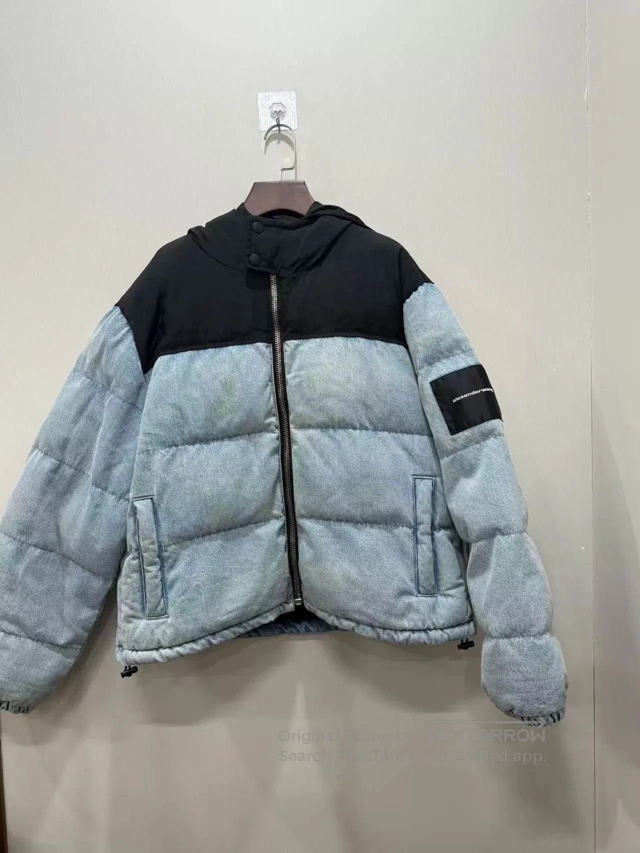 Alexander Wang Alexander Wang Denim Down Jacket. Size M / US 6-8 / IT 42-44 - 1 Thumbnail