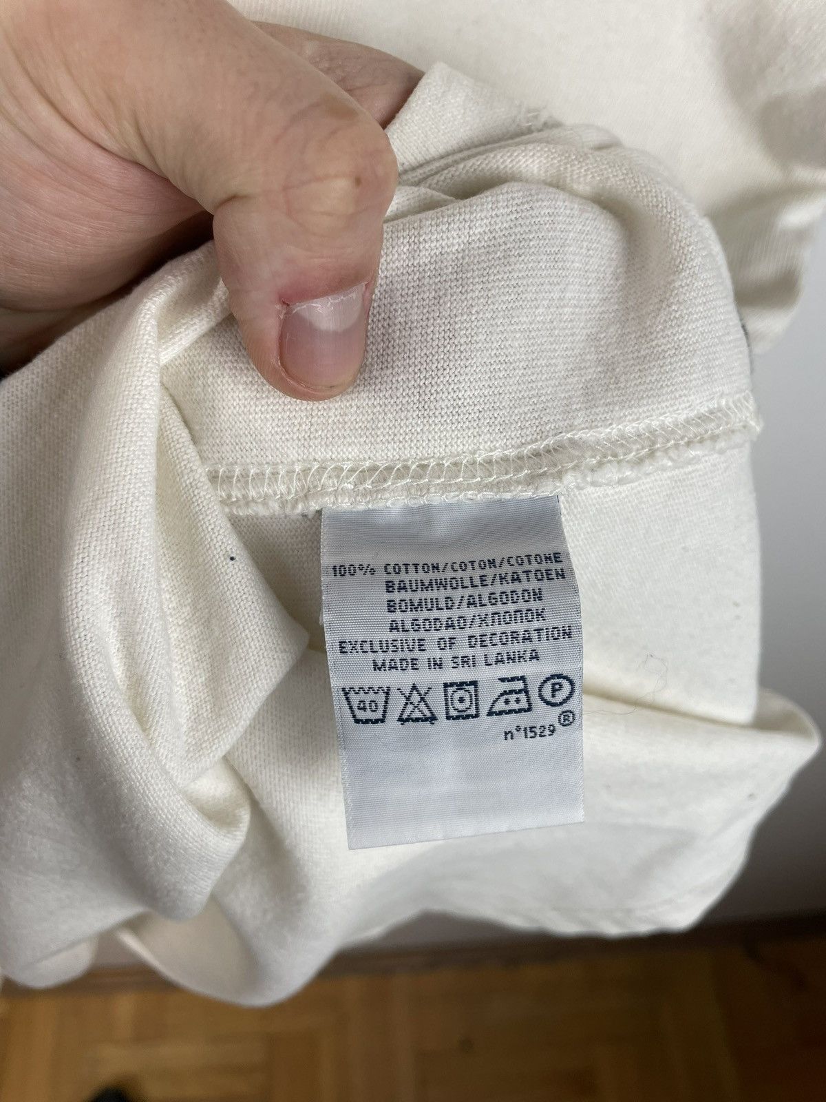 Polo Ralph Lauren × Vintage Polo Ralph Lauren Vintage Long Sleeve T Shirt Beige Size L Size US L / EU 52-54 / 3 - 6 Thumbnail