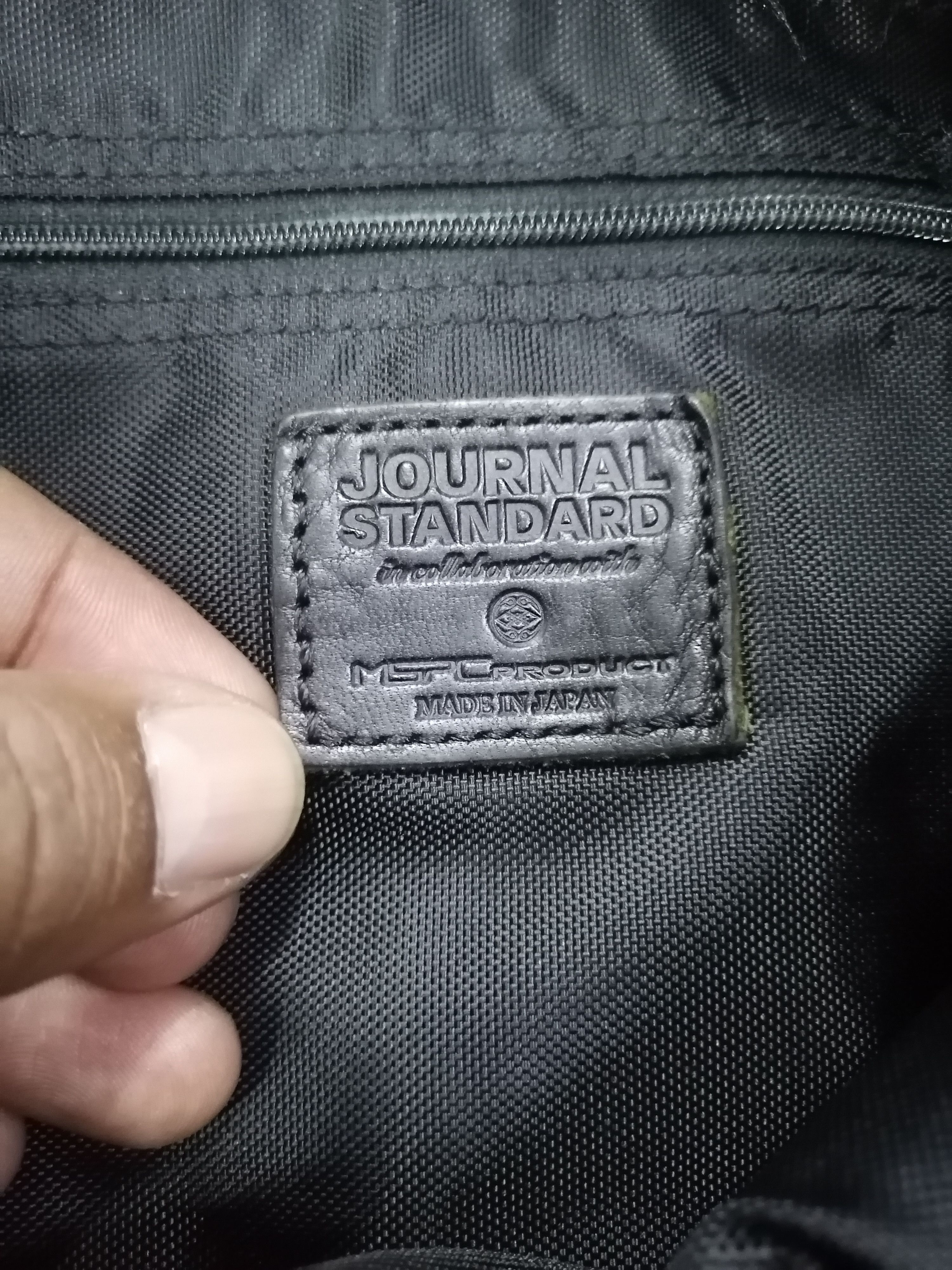 Japanese Brand Journal Standard x Masterpiece Triple Black Bagpack Size ONE SIZE - 15 Thumbnail