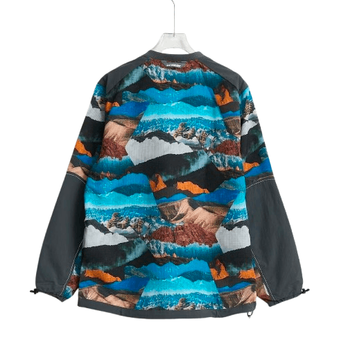 And Wander Geometric landscape print sweatshirt (size 4) Size US XL / EU 56 / 4 - 2 Thumbnail