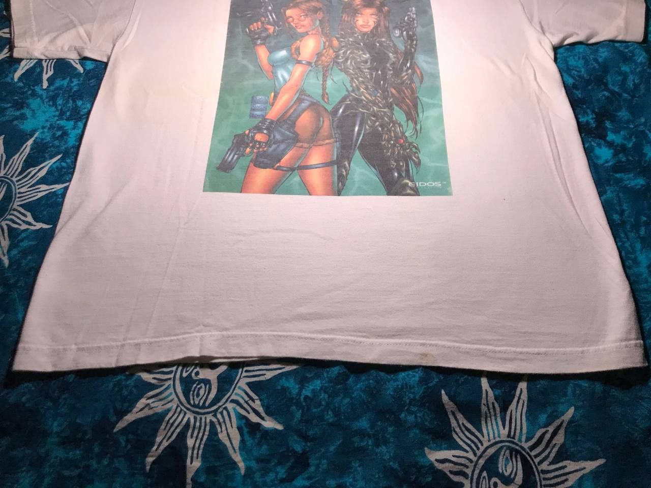 Vintage VINTAGE 97s TOMB RAIDER WITCHBLADE Shirts LARA CROFT COMICS Size US M / EU 48-50 / 2 - 23 Thumbnail