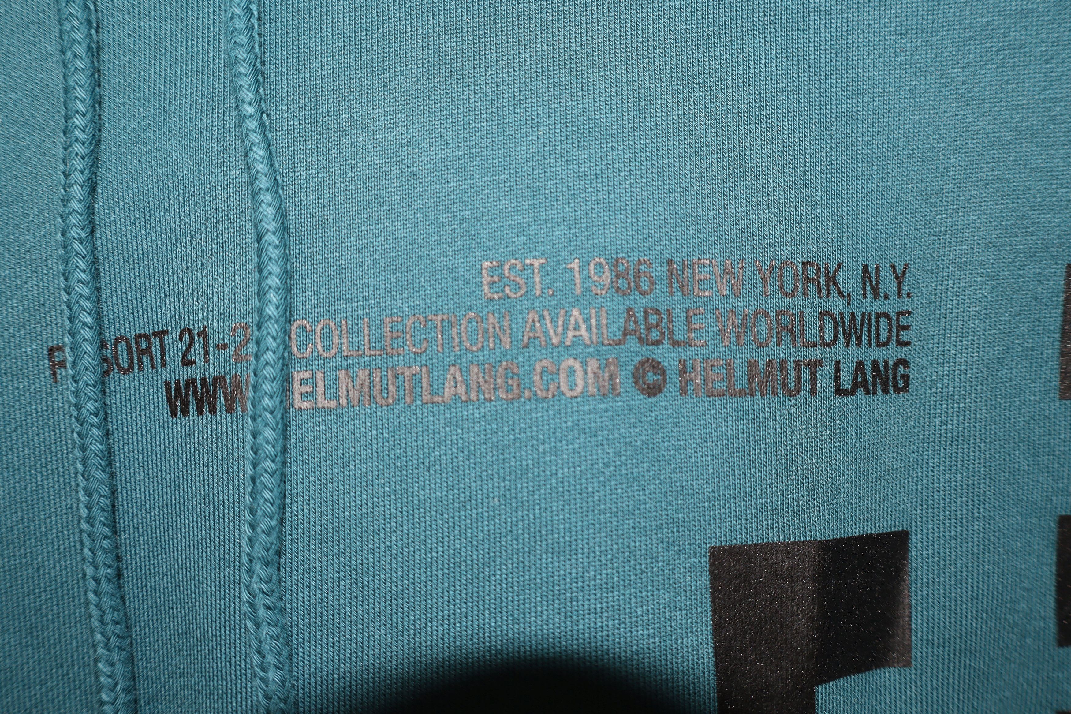 Helmut Lang Logo print hoodie Size US XL / EU 56 / 4 - 8 Thumbnail