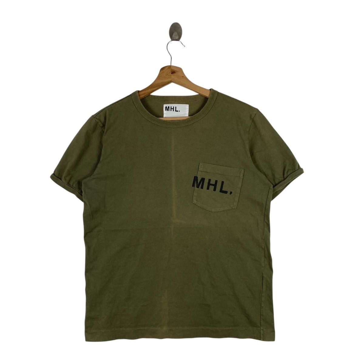 Margaret Howell × Vintage Vintave Margaret Howell Utility Sun Faded Tee Shirt Size US M / EU 48-50 / 2 - 1 Thumbnail