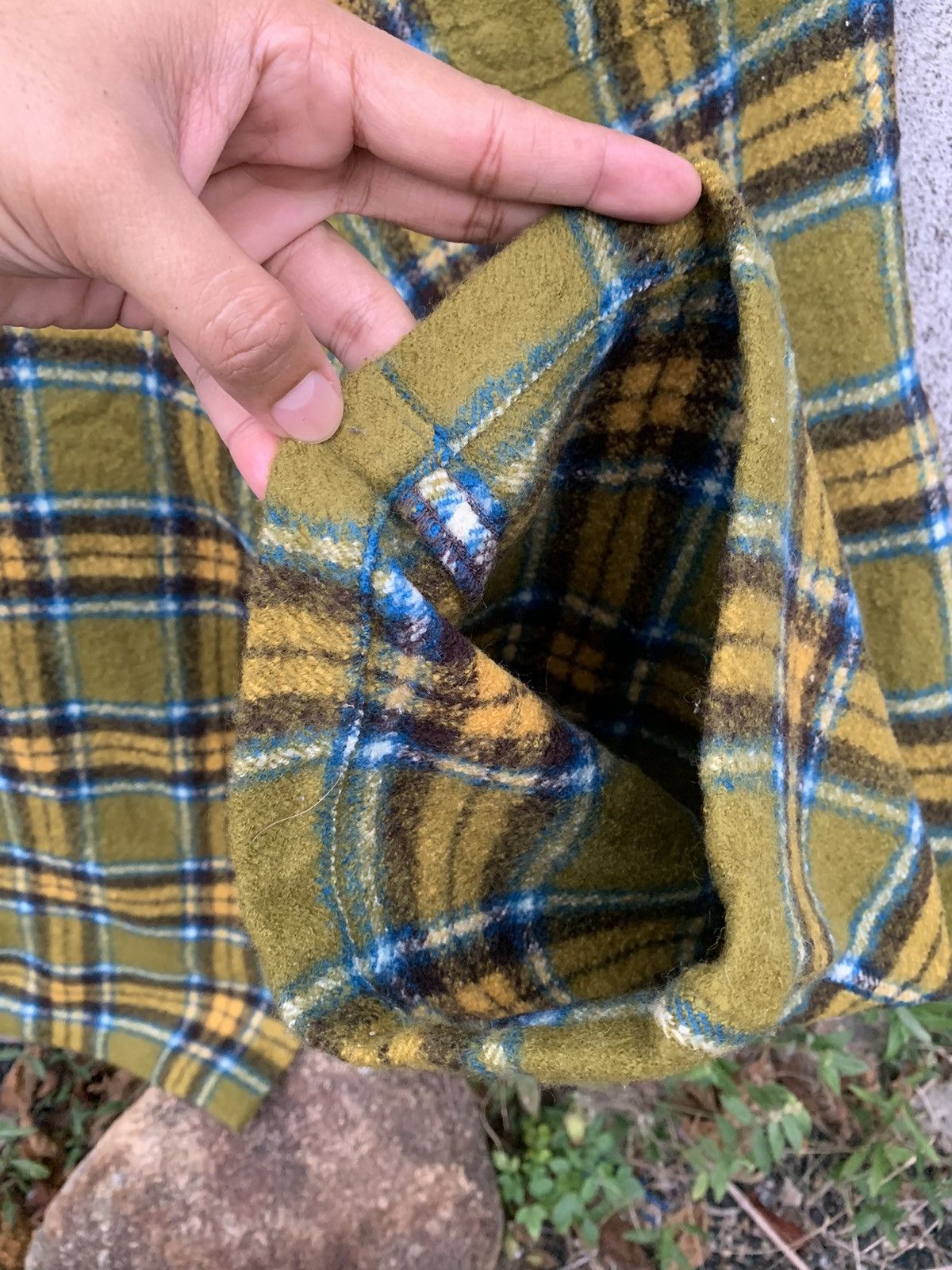 Comme des Garcons Vintage Comme des Garcons Yellow Plaid Pants Wool Size 30" / US 8 / IT 44 - 8 Thumbnail