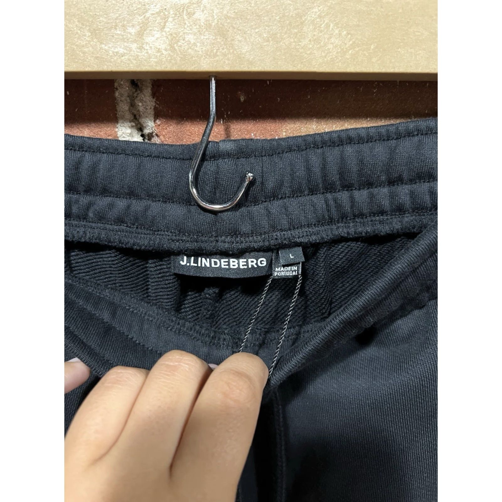 J.Lindeberg J Lindeberg Callan Sweatpants Mens L Black Fleece NWT Size US 33 - 3 Thumbnail