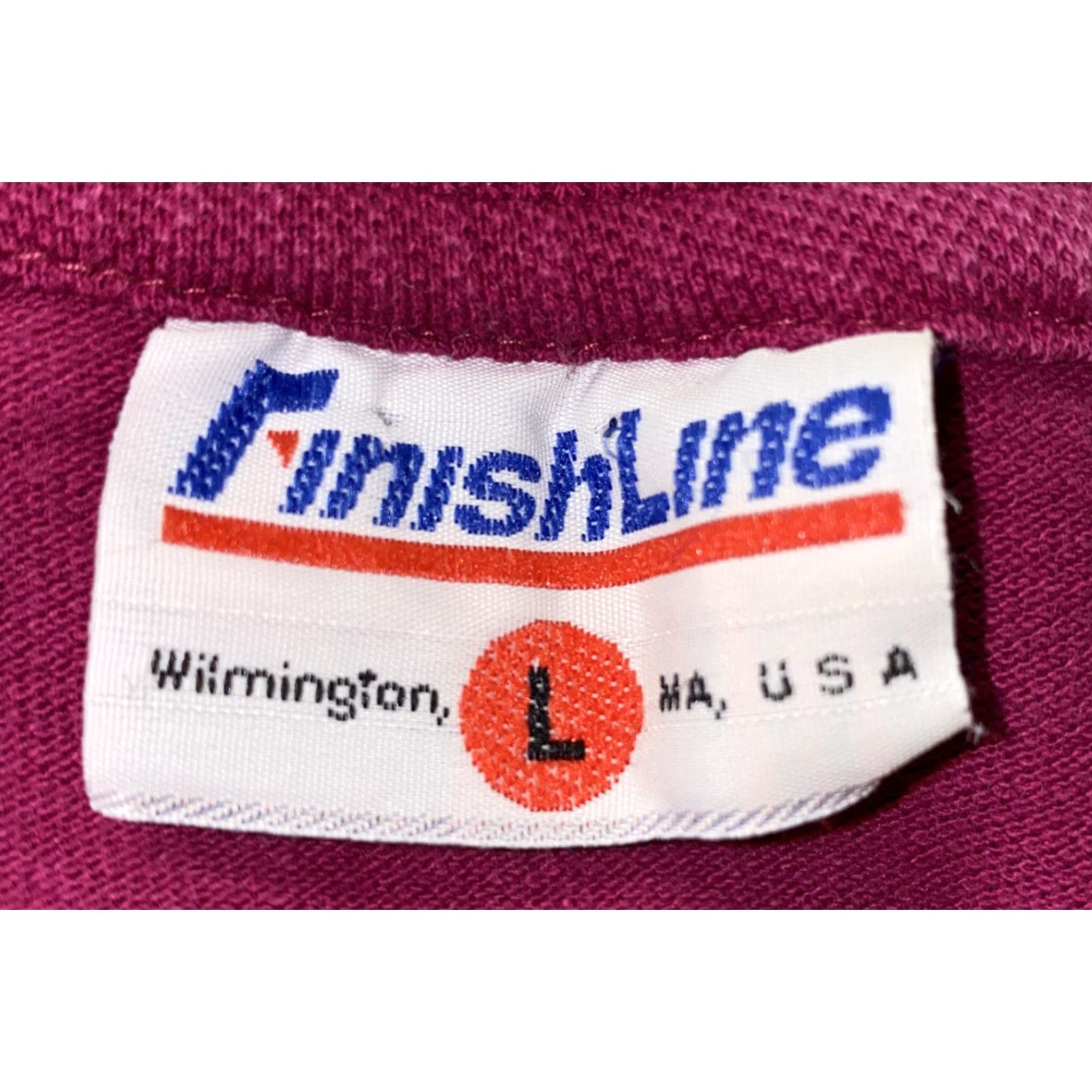 Vintage Finish Line Men's Pink Short Sleeve Golf Polo Shirt Size L Cotton Collared Button-Up Regular Fit Size US L / EU 52-54 / 3 - 6 Thumbnail
