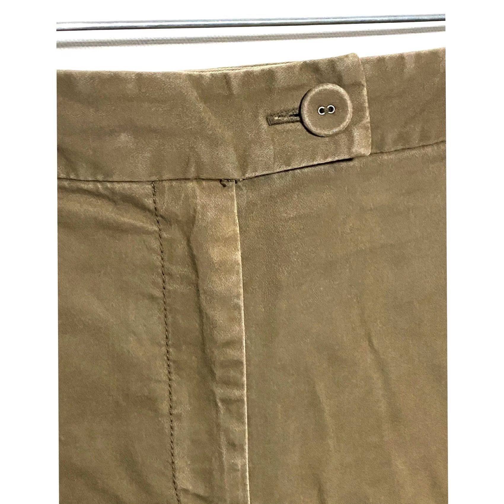 Talbots VTG Talbots Chinos Pants 8 Stretch Neutral Classic Minimalist Khaki Work Size 28" / US 6 / IT 42 - 3 Thumbnail