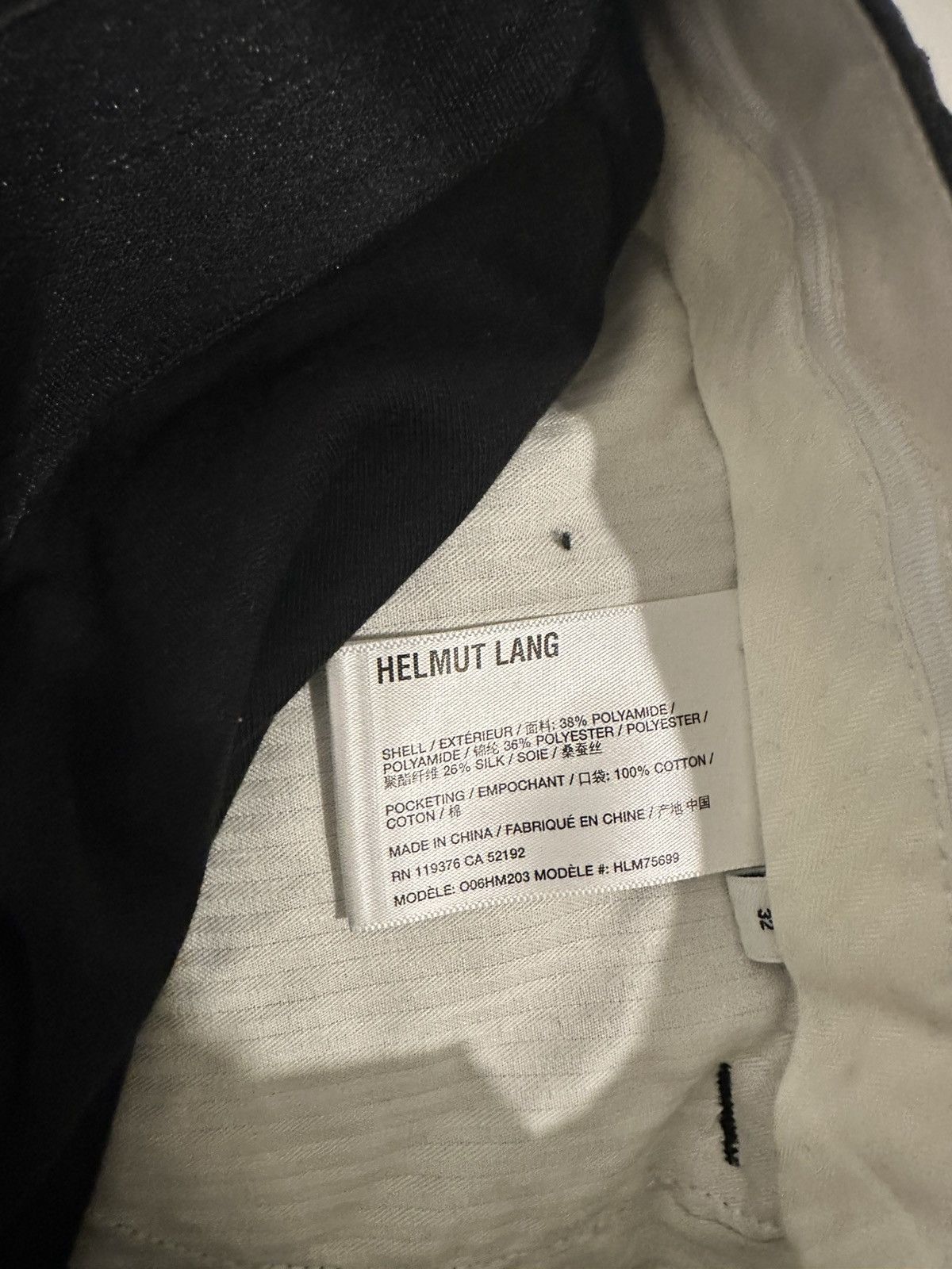 Helmut Lang Helmut Lang Black Pants Size US 32 / EU 48 - 7 Thumbnail
