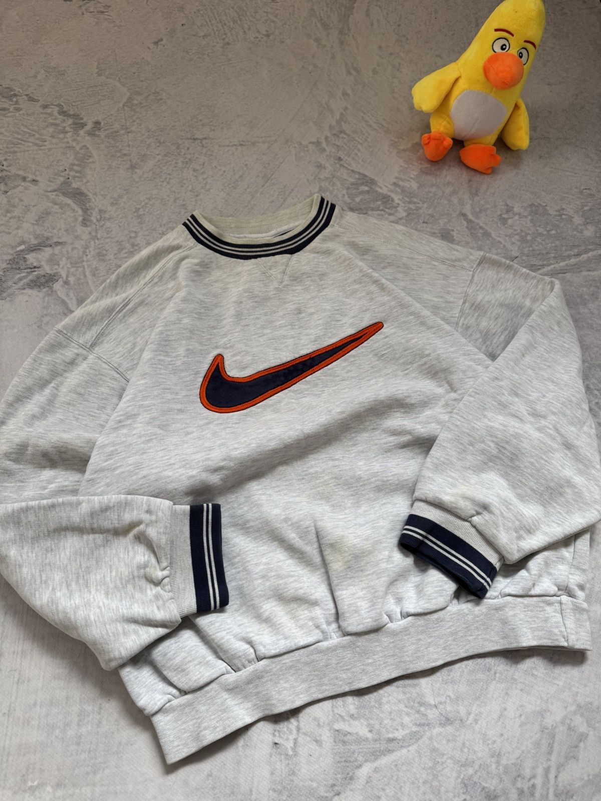Nike × Vintage NIKE USA VINTAGE 00s OVERSIZE BAGGY SWEATSHIRT CENTER LOGO Size US M / EU 48-50 / 2 - 7 Thumbnail