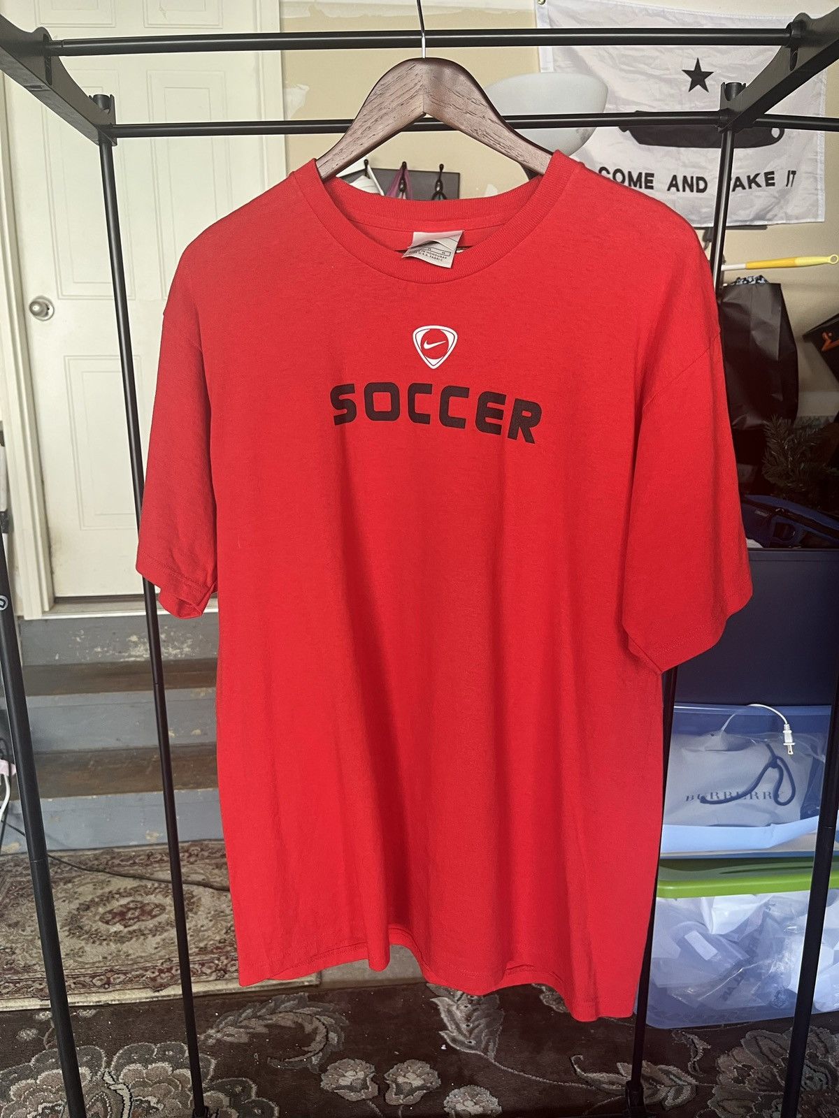 Nike Vintage Nike Soccer TShirt Grailed