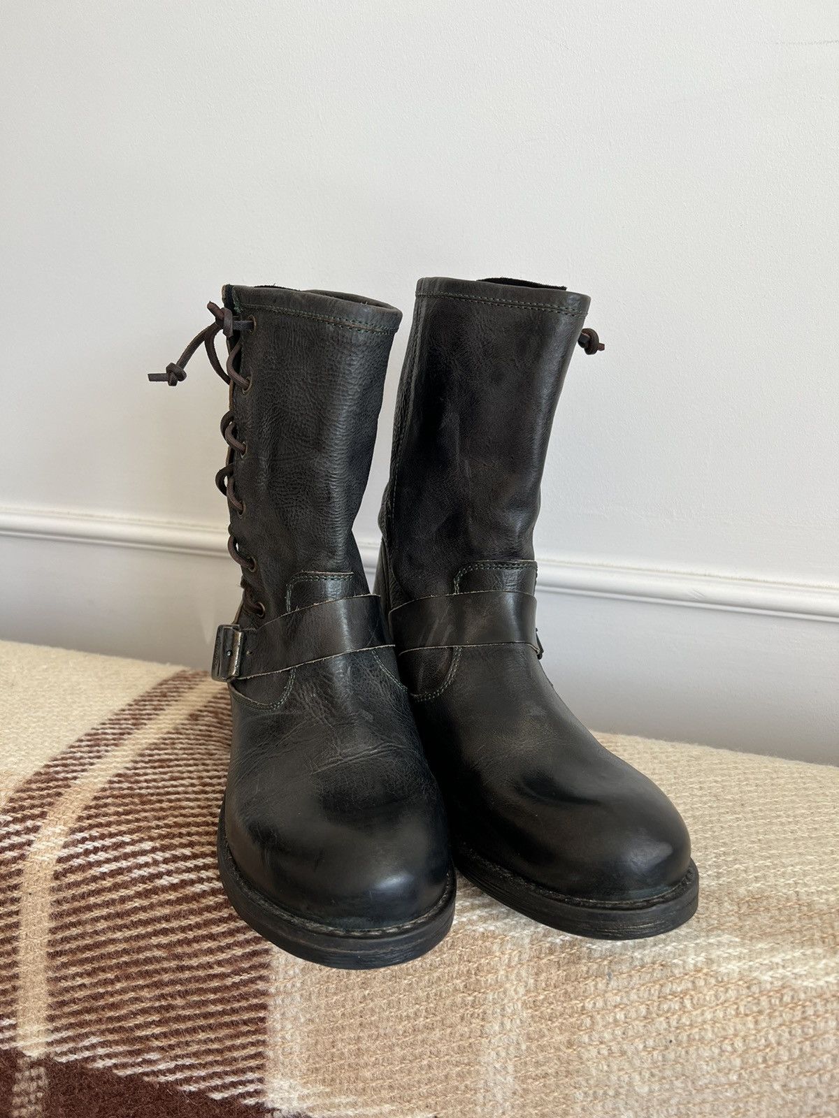 A.S.98 × If Six Was Nine Buffalo Avant Garde Leather boots style Airstep A.S 98 Size US 9 / IT 39 - 2 Thumbnail
