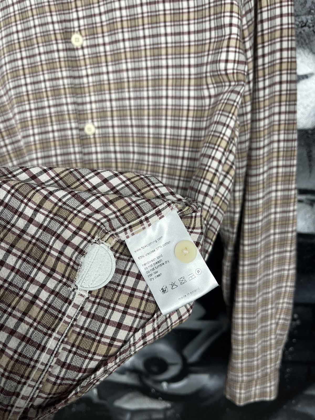 Folk Folk Plaid Shirt Button Up Men’s Size 4 Size US L / EU 52-54 / 3 - 10 Thumbnail