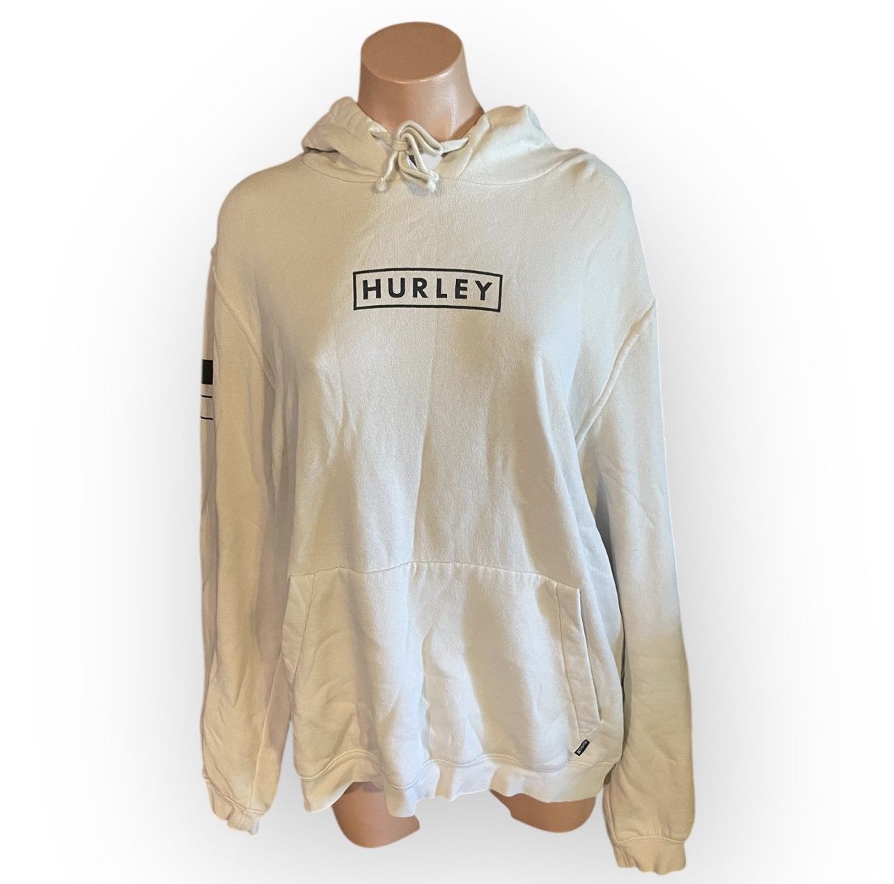 Hurley Hurley Men’s Large Tan Icon Box Pullover Hoodie Small Flaws Size US L / EU 52-54 / 3 - 1 Thumbnail