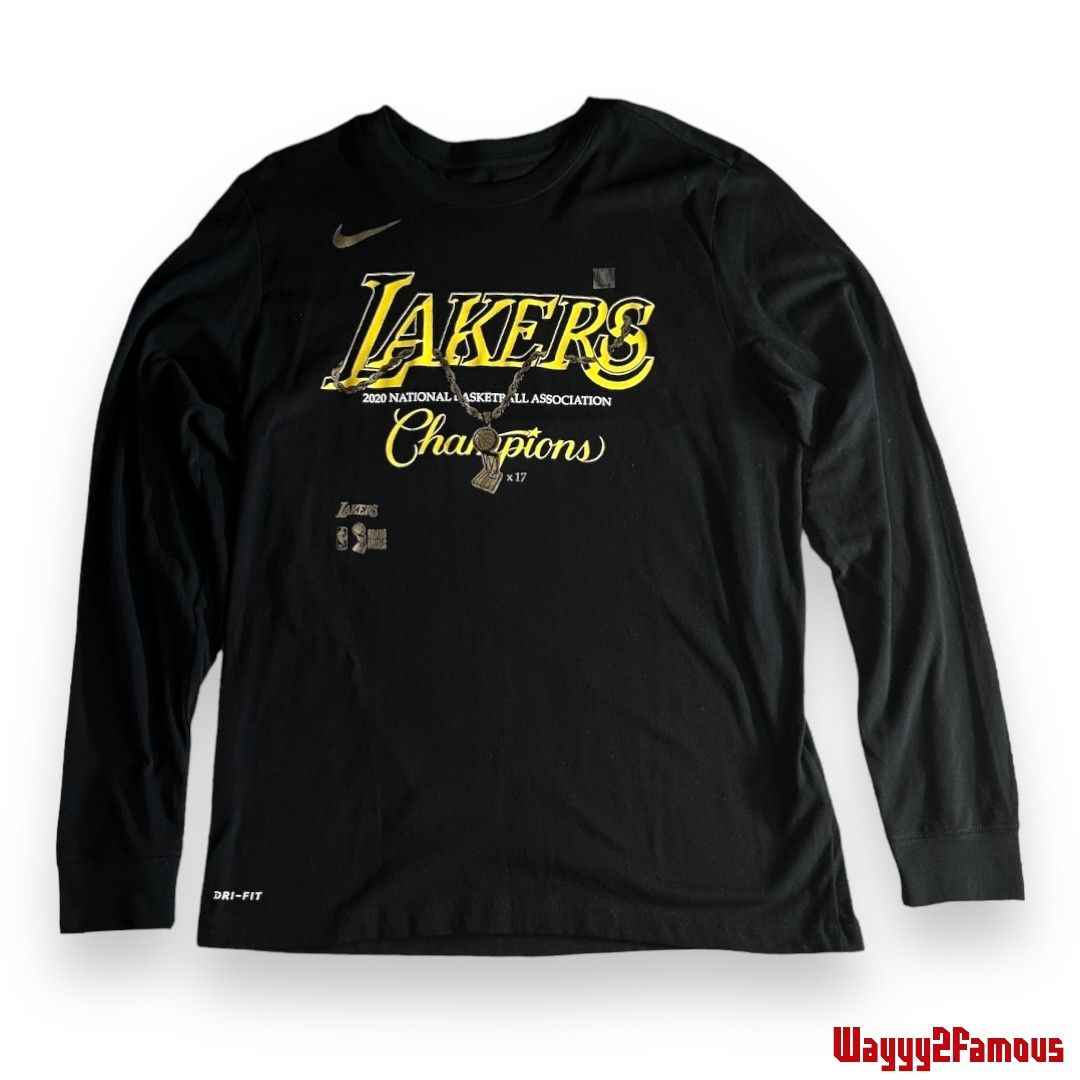 NBA × Nike Lakers 17x Champions - 2020 NBA Championship L/S Tee Size US L / EU 52-54 / 3 - 1 Thumbnail