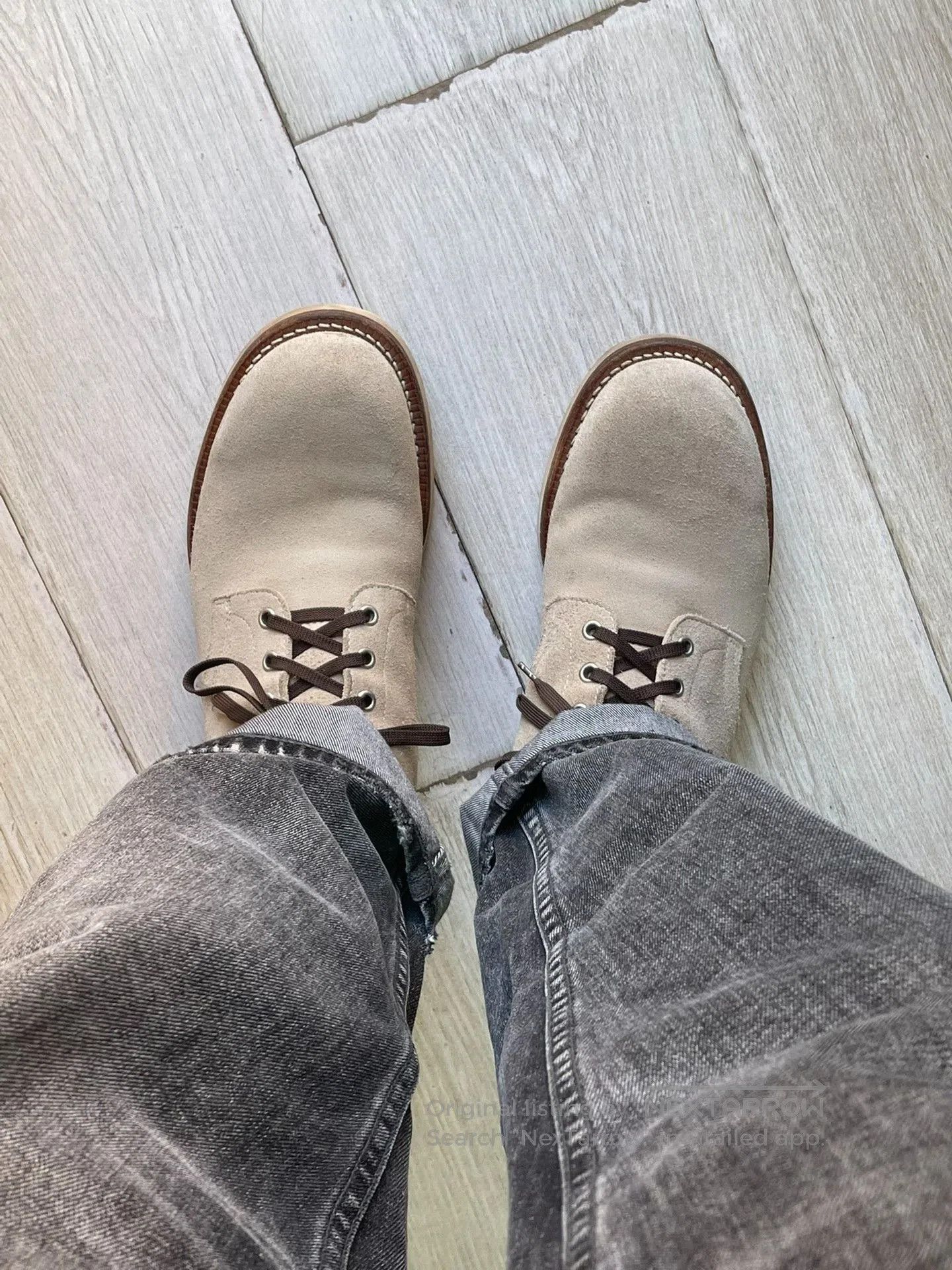 White's Boots Johnny Suede Short Boots Beige Size 43. Size US 10 / EU 43 - 7 Thumbnail