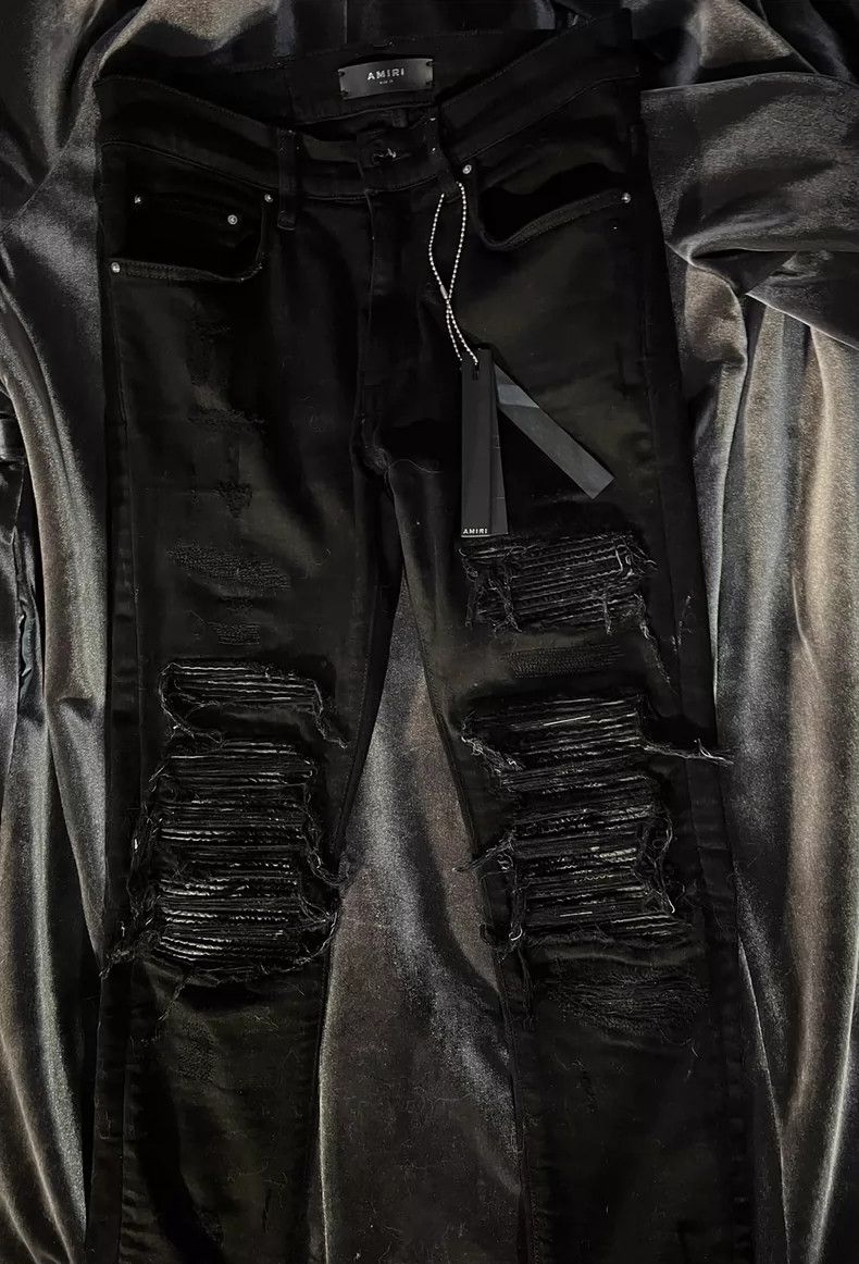 Amiri Amiri Year og mx1 Patchwork Denim Pants Size US 28 / EU 44 - 1 Thumbnail