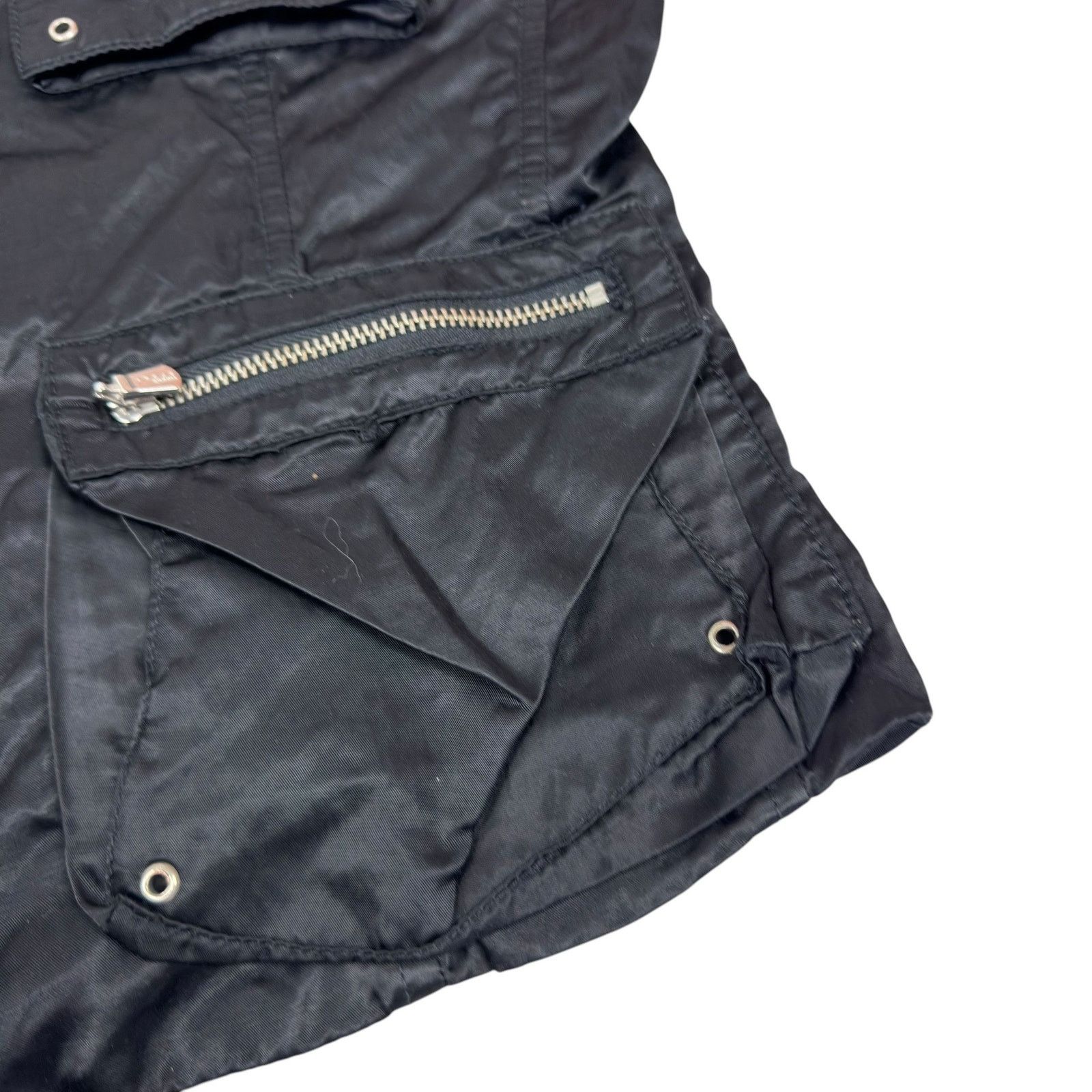 Versace Versace Sport Womens Black Full Zip Gilet Utility Vest Size S / US 4 / IT 40 - 10 Thumbnail