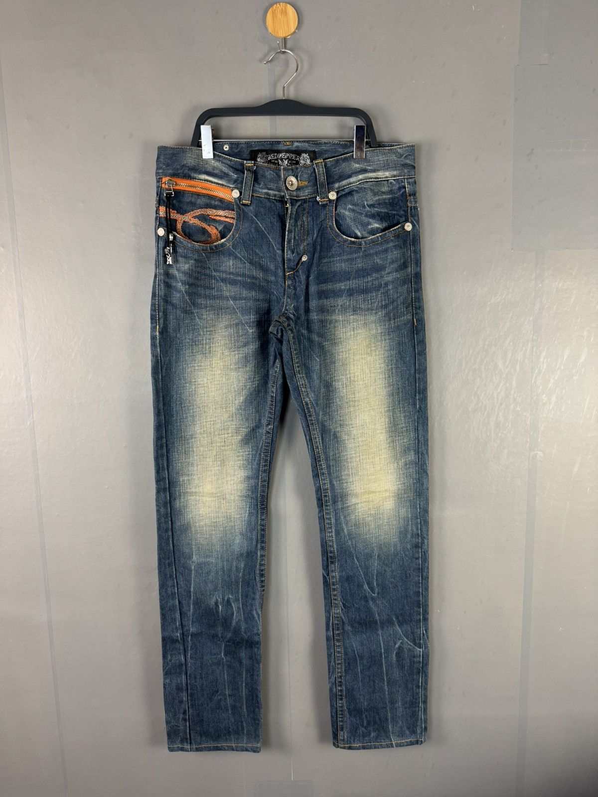 Vintage VINTAGE REDPAPPER JAPANESE STYLE DISTRESSED DENIM Size US 30 / EU 46 - 6 Thumbnail