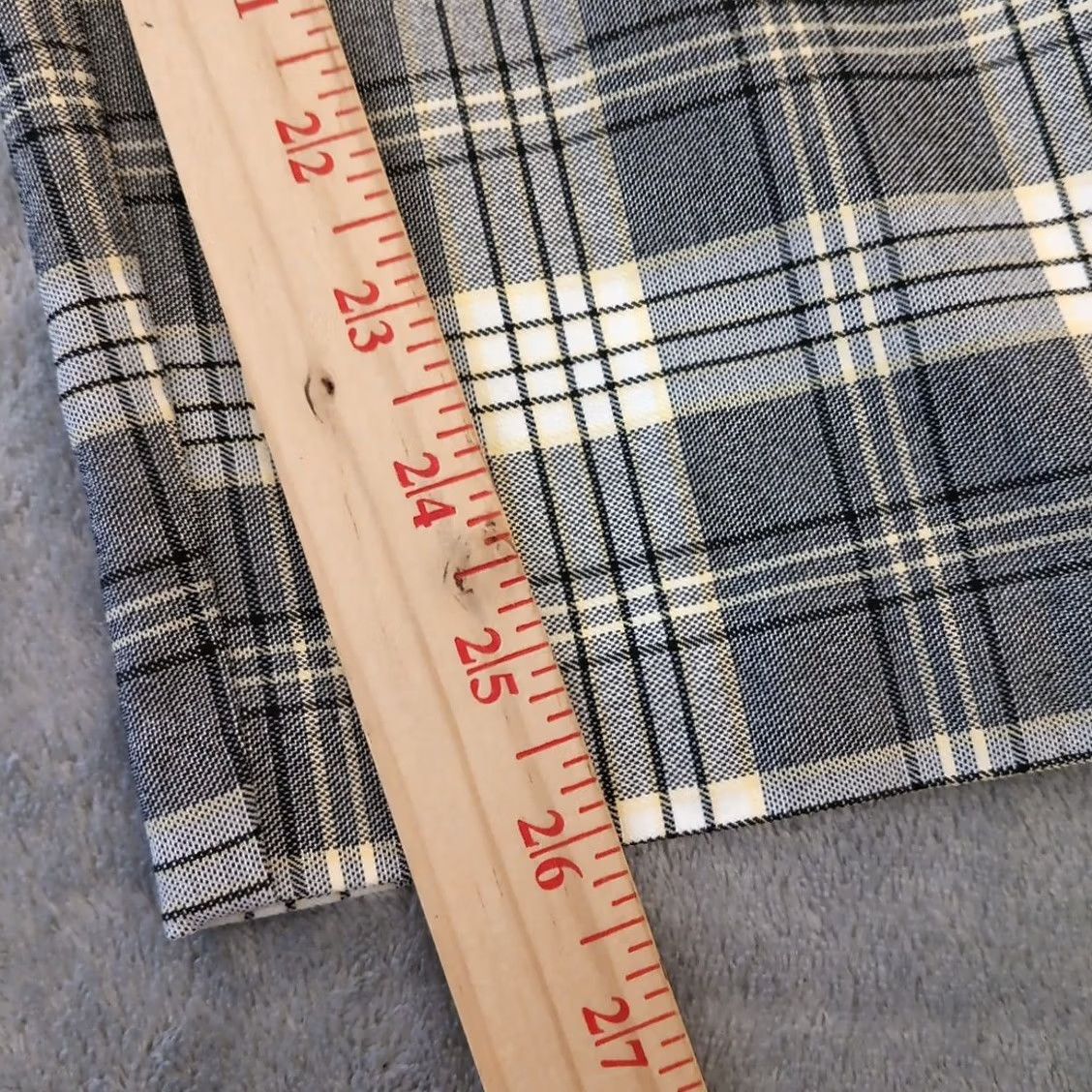 Vintage Cato Pants Womens 14 Gray Ankle Size Yellow Plaid Pull Stretch 32x26 Mid Rise Size 36" / US 14 / IT 50 - 5 Thumbnail