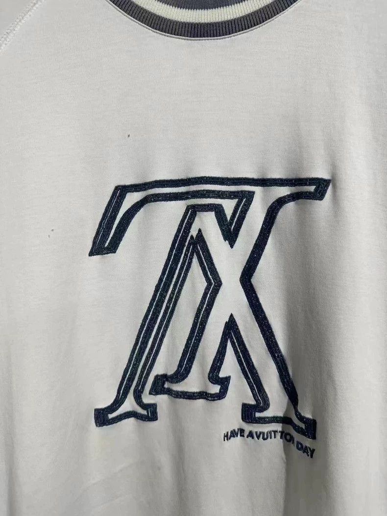 Louis Vuitton Louis Vuitton white blue short sleeve tee-2508 Size US XL / EU 56 / 4 - 3 Thumbnail