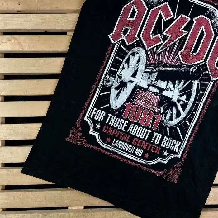AC/DC Mens Vintage T Shirt ACDC AC/DC Size L Big Logo Size US L / EU 52-54 / 3 - 3 Thumbnail