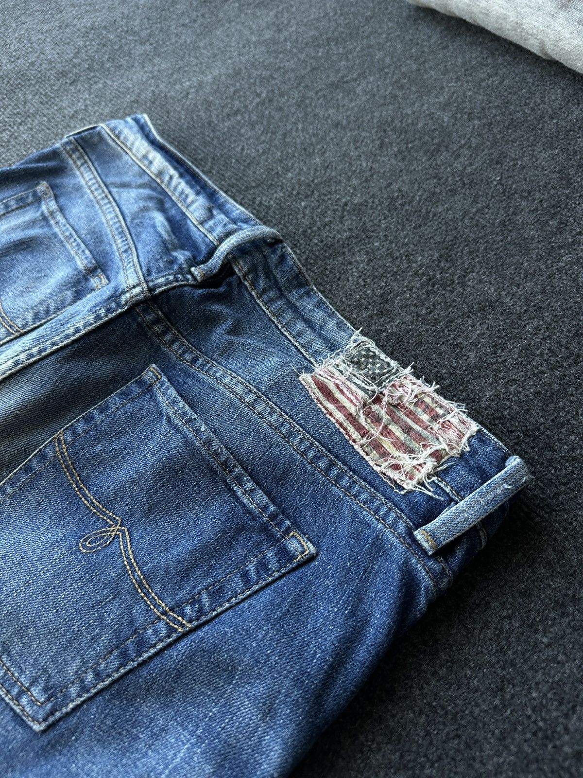 Ralph Lauren 🚨RARE RL RALPH LAUREN WOMEN DENIM JEANS FLAG LOGO Size 30" / US 8 / IT 44 - 13 Thumbnail