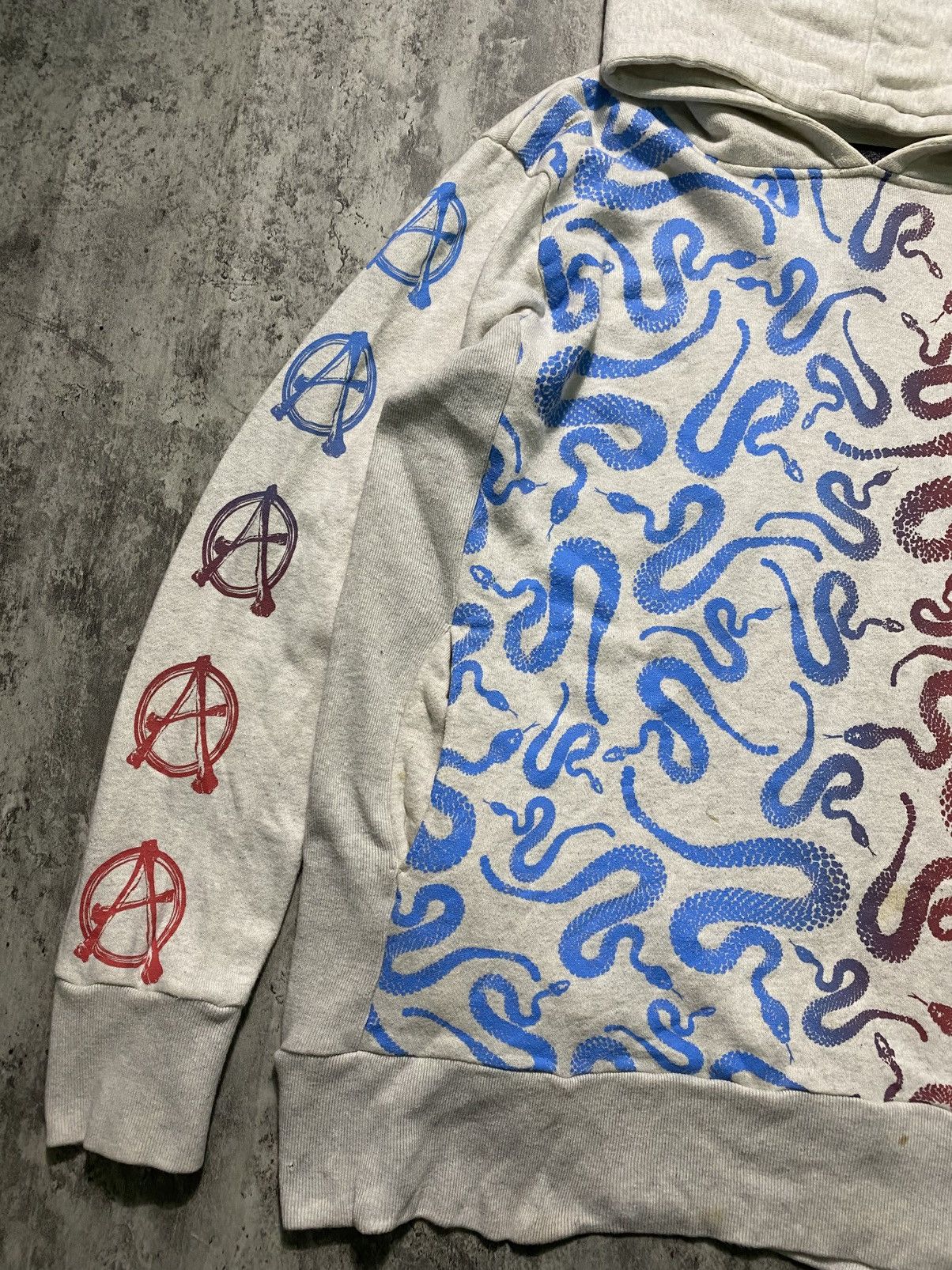 Designer × Japanese Brand × JieDa Jieda Japan Anarchy Snake Hoodie Size US M / EU 48-50 / 2 - 3 Thumbnail