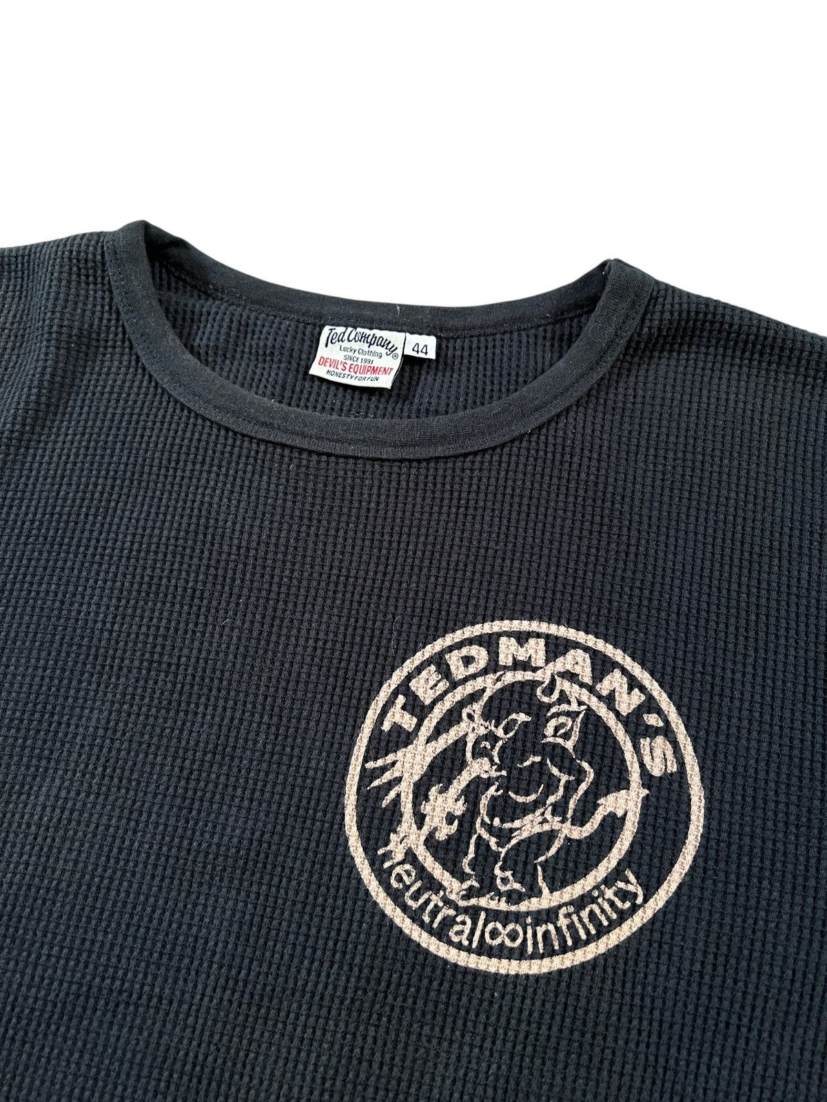 Japanese Brand × Tedman Tedman ‘Lucky Red Devil” Waffle Shirt Size US L / EU 52-54 / 3 - 3 Thumbnail