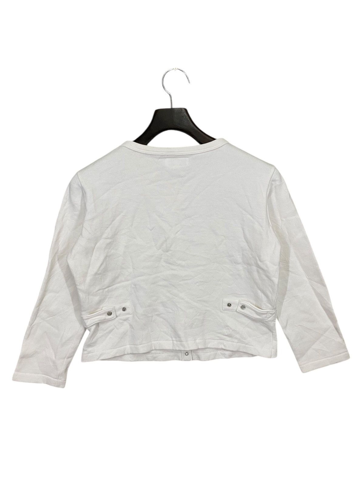 Designer × agnes b. Vintage agnes b crop sweater snap button nice condition Size M / US 6-8 / IT 42-44 - 6 Thumbnail