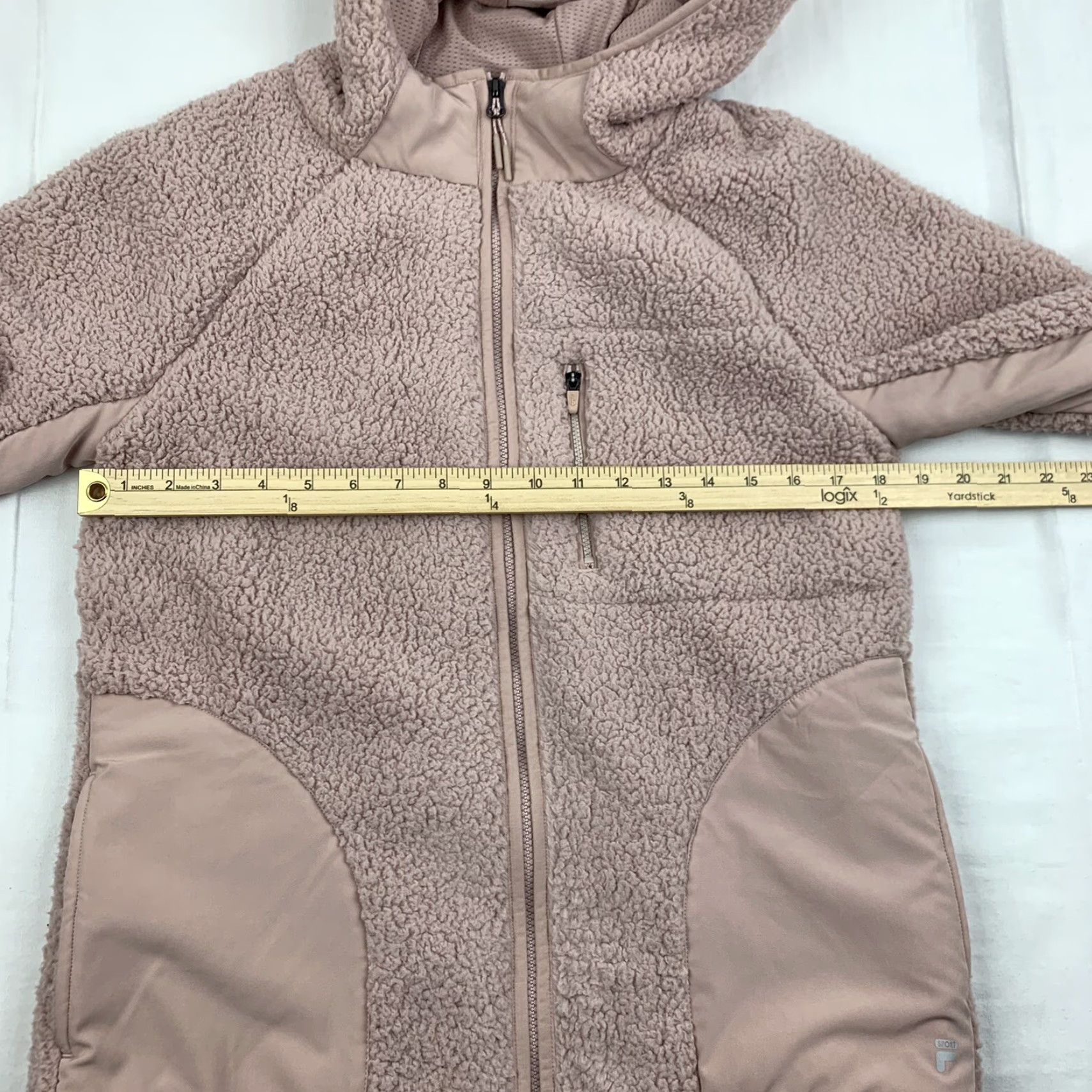 Fila VINTAGE FILA Hoodie Womens Small Pink Full Zip Jacket Pockets Sports Size S / US 4 / IT 40 - 7 Thumbnail