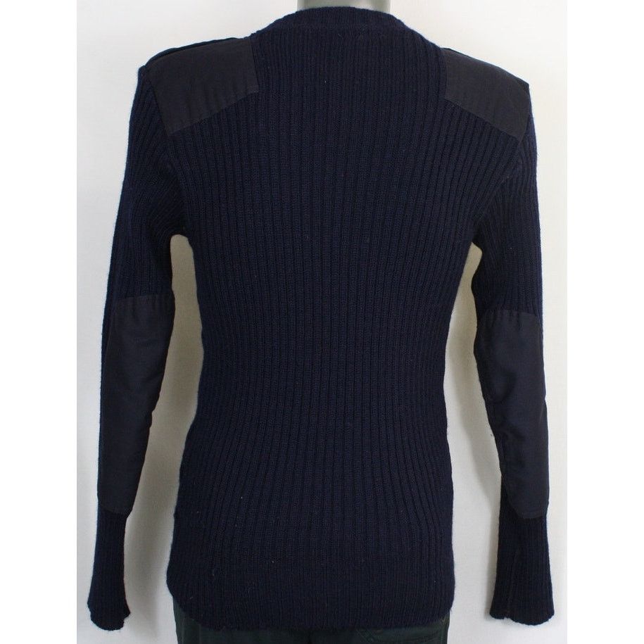 Vintage Vintage Woolly Pully Sweater Mens 42 Military Commando Navy Size US L / EU 52-54 / 3 - 4 Thumbnail