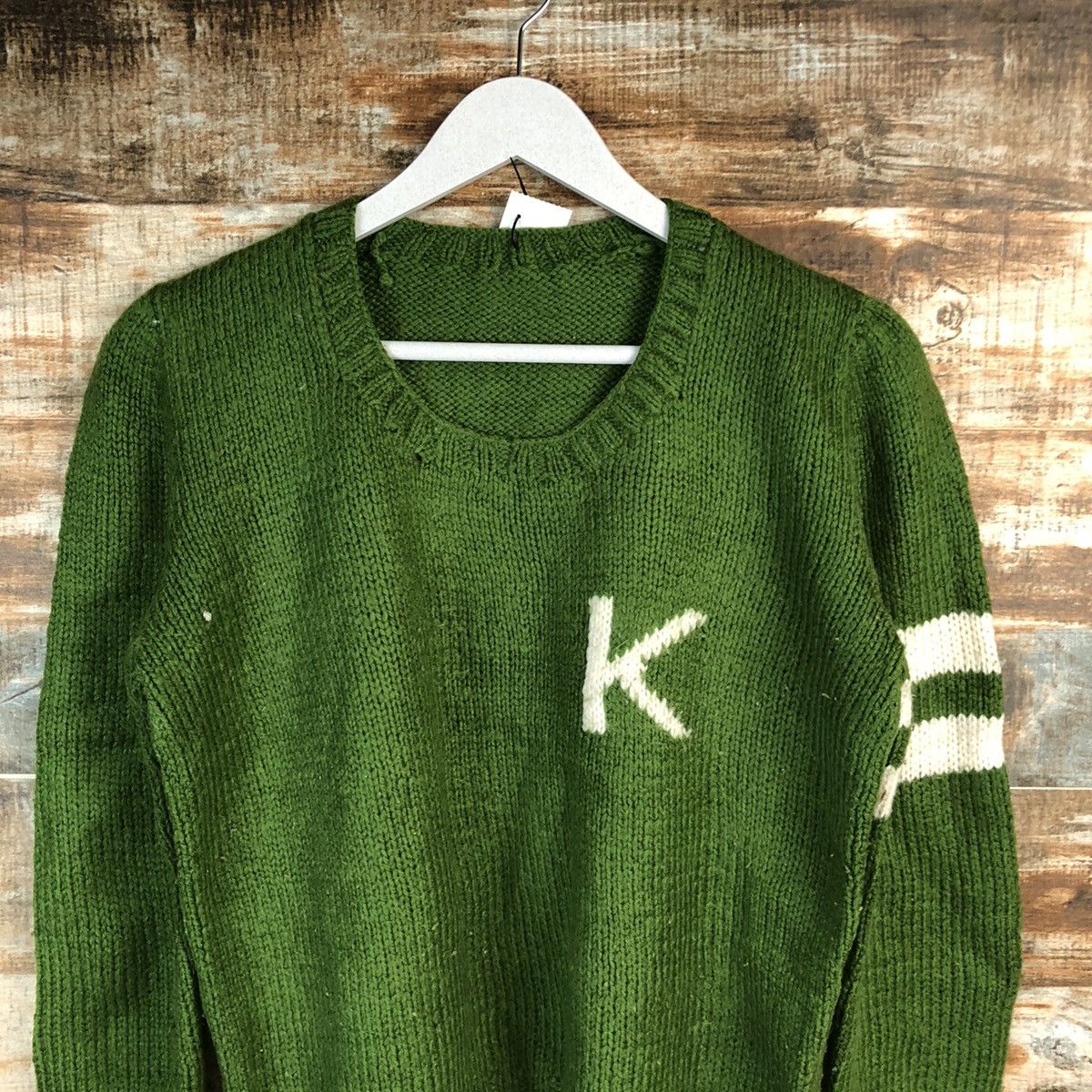 Homespun Knitwear × Japanese Brand Japanese Brand Green vintage Knitwear #A1651 Size S / US 4 / IT 40 - 5 Thumbnail