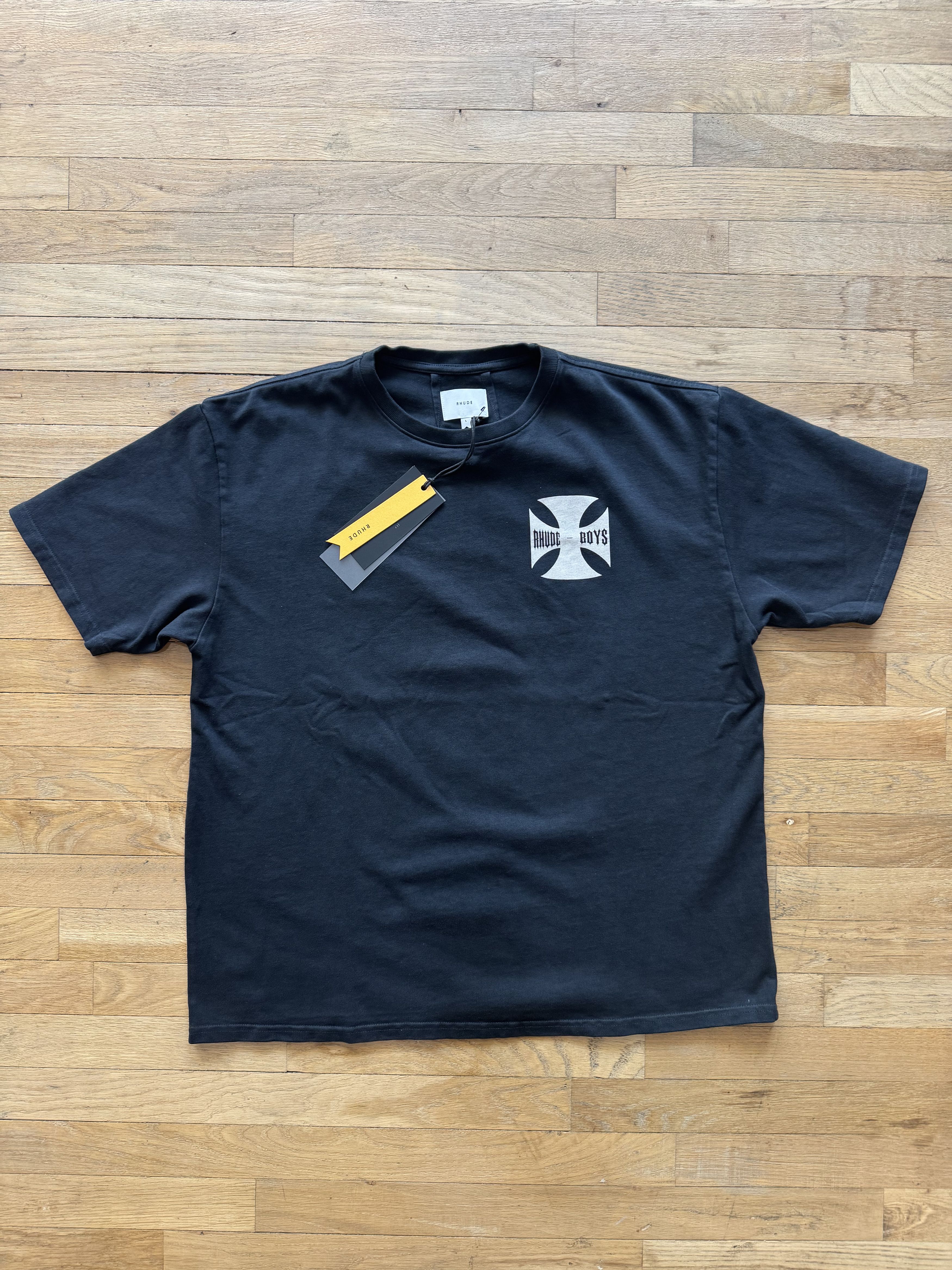 Rhude Rhude Vintage Black Tee Size US S / EU 44-46 / 1 - 1 Thumbnail