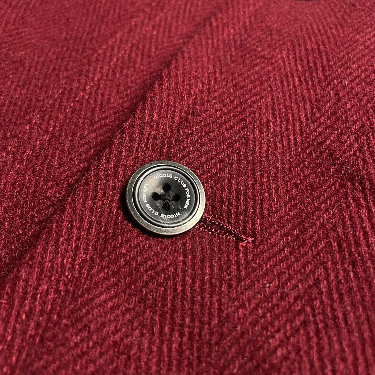 If Six Was Nine × Le Grande Bleu (L.G.B.) × Nicole Club 🇯🇵 NICOLE CLUB FOR MEN DOUBLE BREASTED WOOL JACKET Size US M / EU 48-50 / 2 - 8 Thumbnail