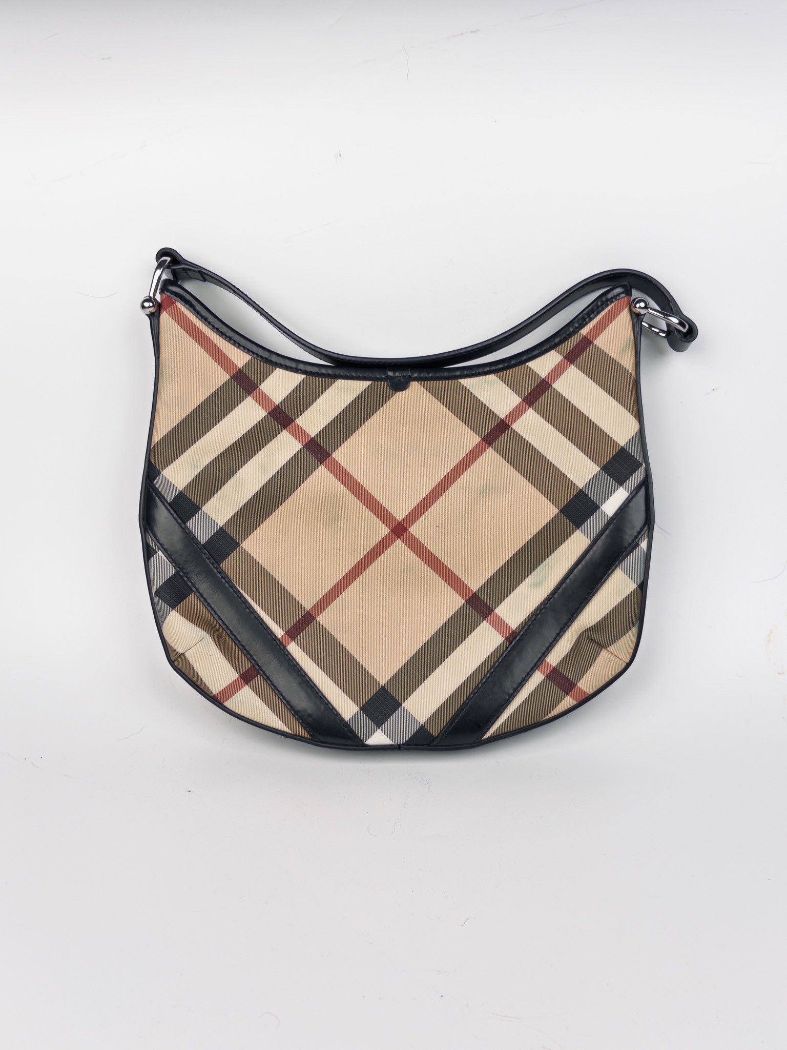 Burberry Burberry Nova Check Shadow Horse Leather PVC Bag Size ONE SIZE - 1 Thumbnail