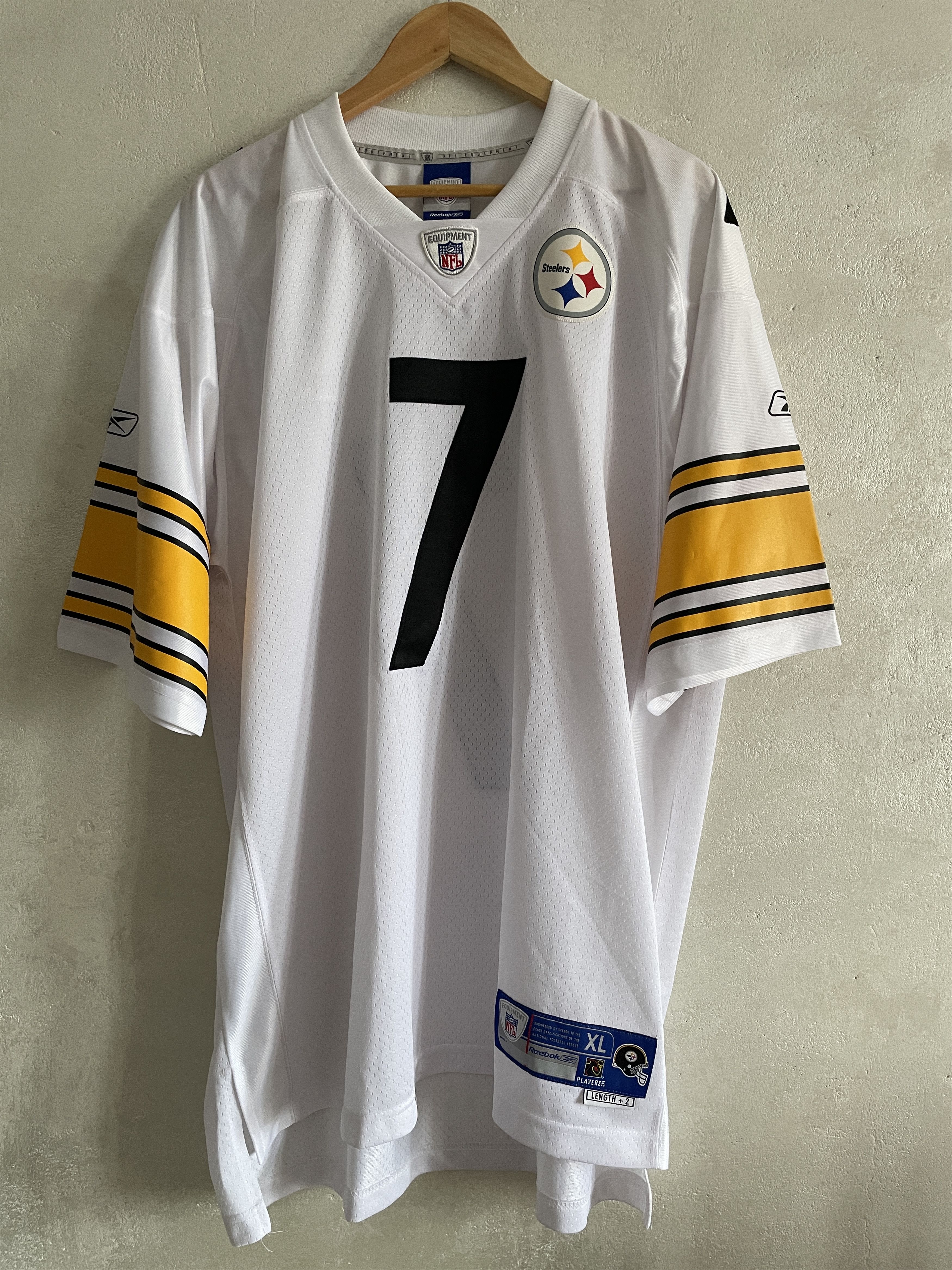 Reebok Pittsburgh Steelers NFL Football Jersey Ben Roethlisberger Size US XL / EU 56 / 4 - 2 Thumbnail