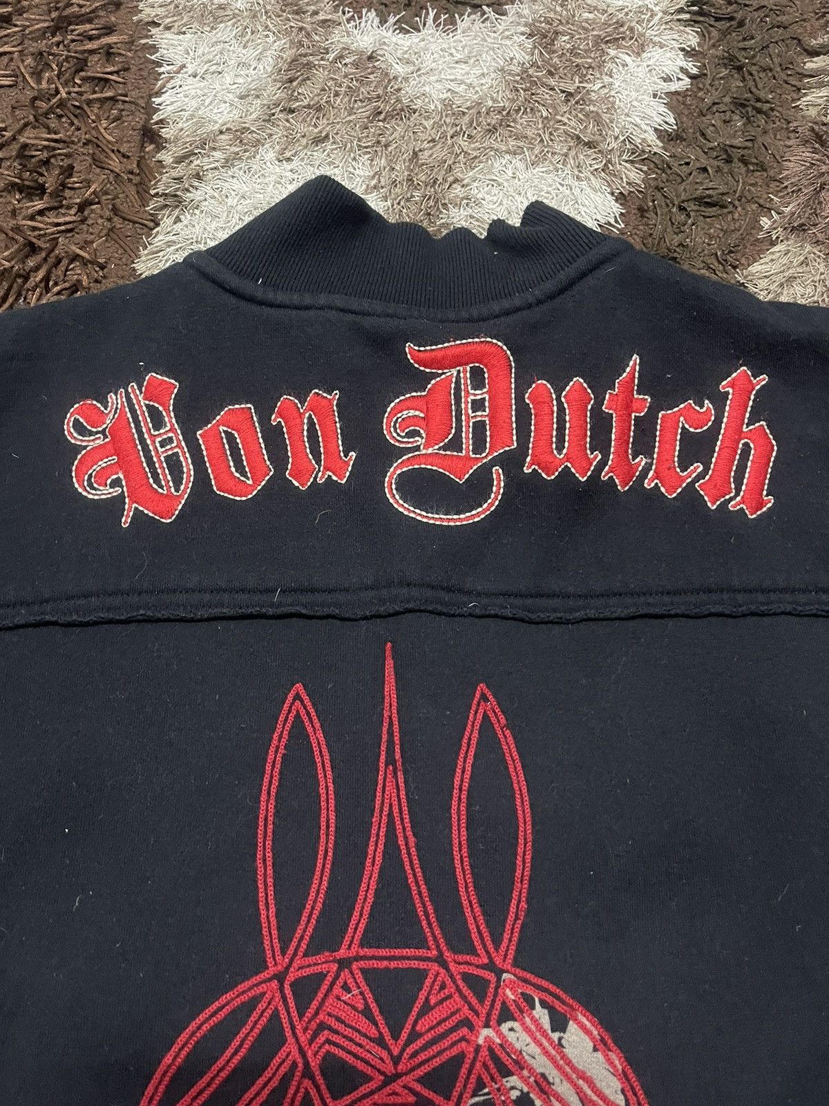 Von Dutch VINTAGE VON DUTCH EMBROIDERED ZIPPER UP VERY RARE Size US XL / EU 56 / 4 - 10 Thumbnail