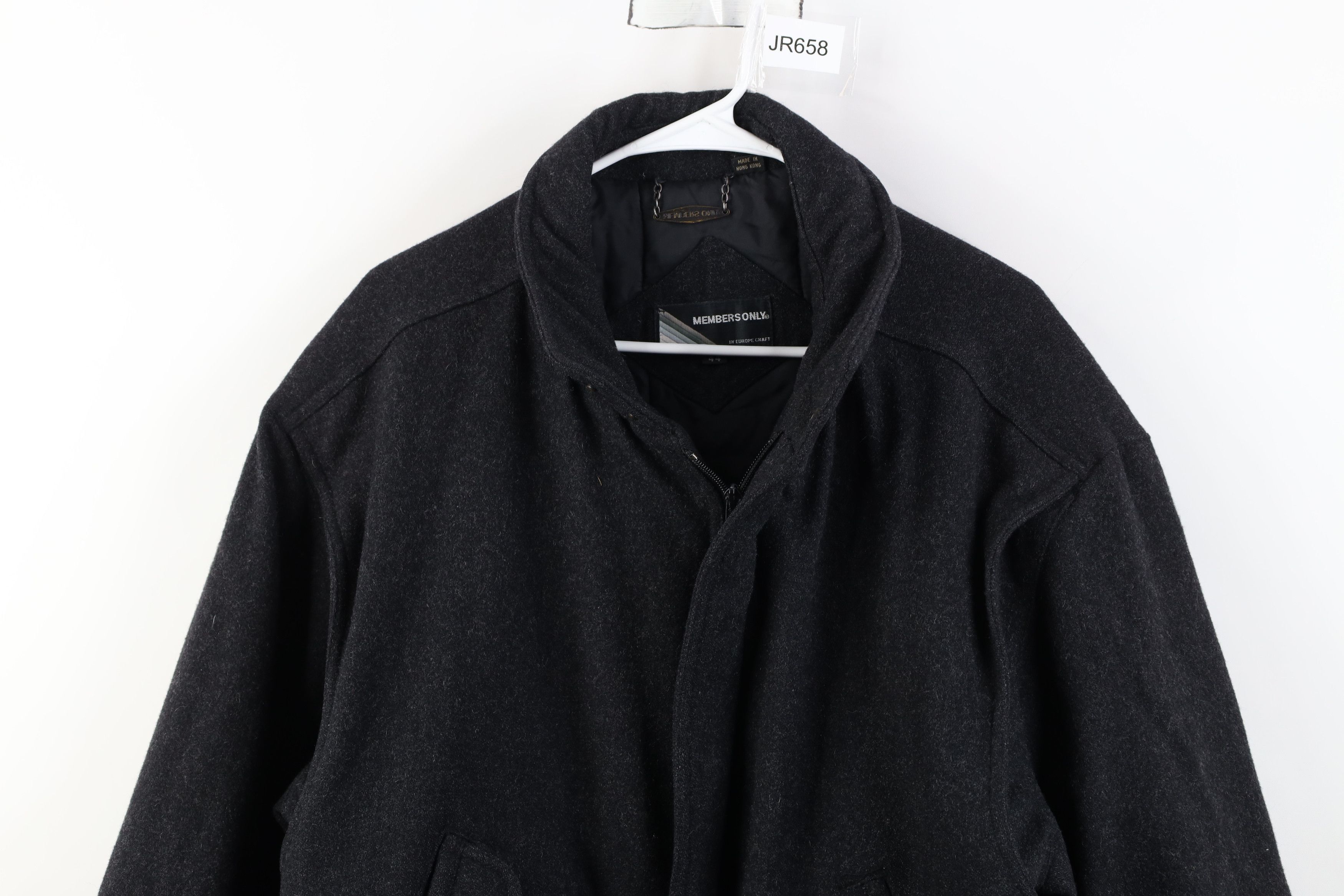 Members Only Vintage 90s Members Only Puffer Bomber Jacket Charcoal Gray Size US XXL / EU 58 / 5 - 2 Thumbnail