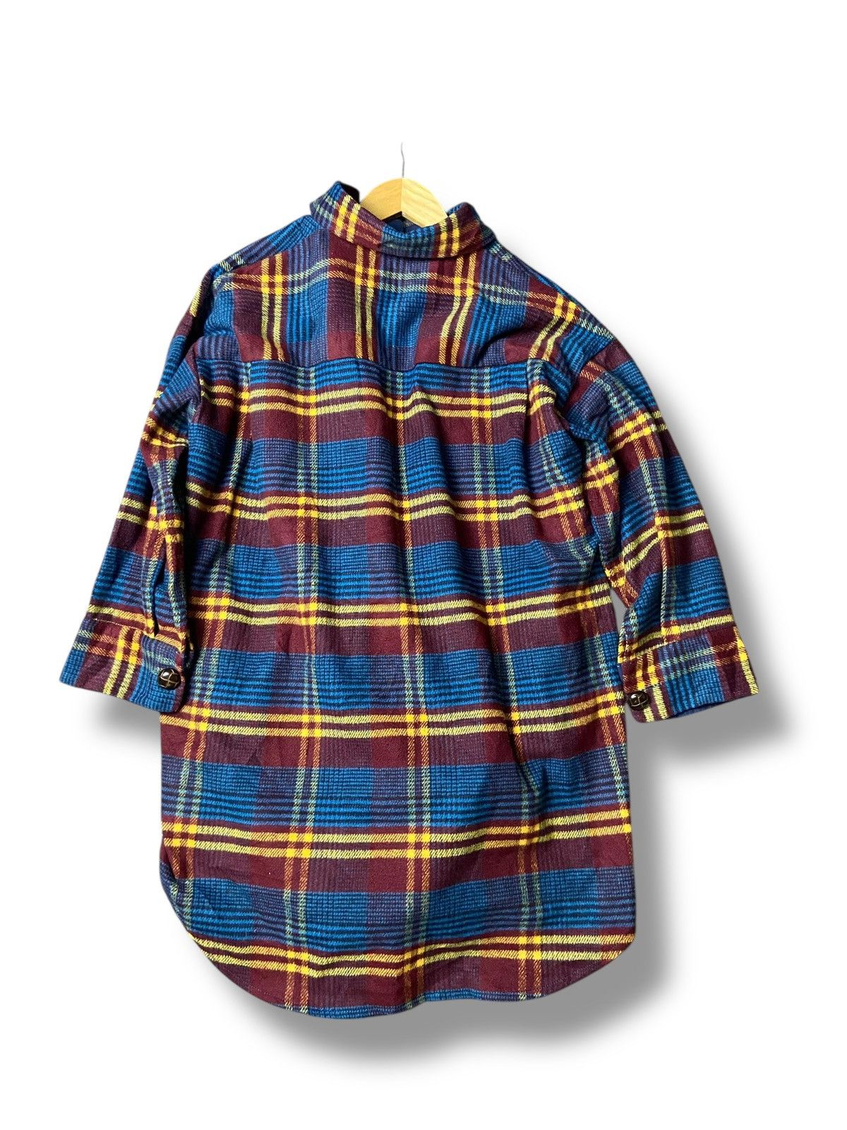 Japanese Brand × Vintage Rodeo Crowns Wide Bowl Oversized Checked Shirt (124) Size US M / EU 48-50 / 2 - 5 Thumbnail
