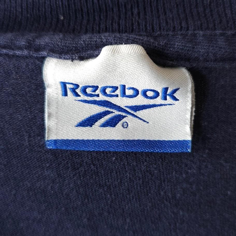 Vintage Vintage Reebok T Shirt Mens Size Large Blue 90s Mega Logo Size US L / EU 52-54 / 3 - 5 Thumbnail