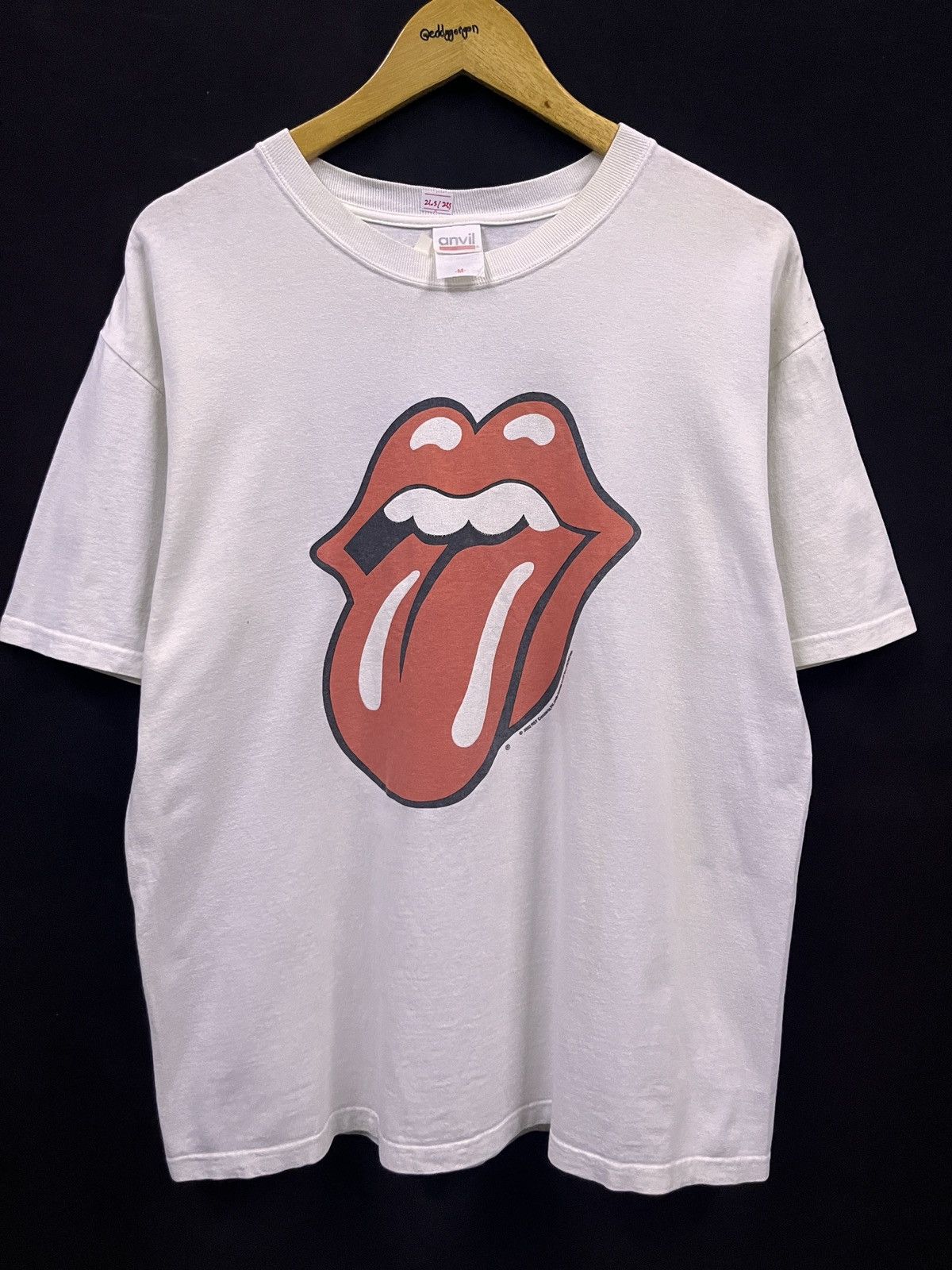 The Rolling Stones VINTAGE 2002 ROLLING STONE BAND TSHIRT ANVIL - M Size US M / EU 48-50 / 2 - 1 Thumbnail