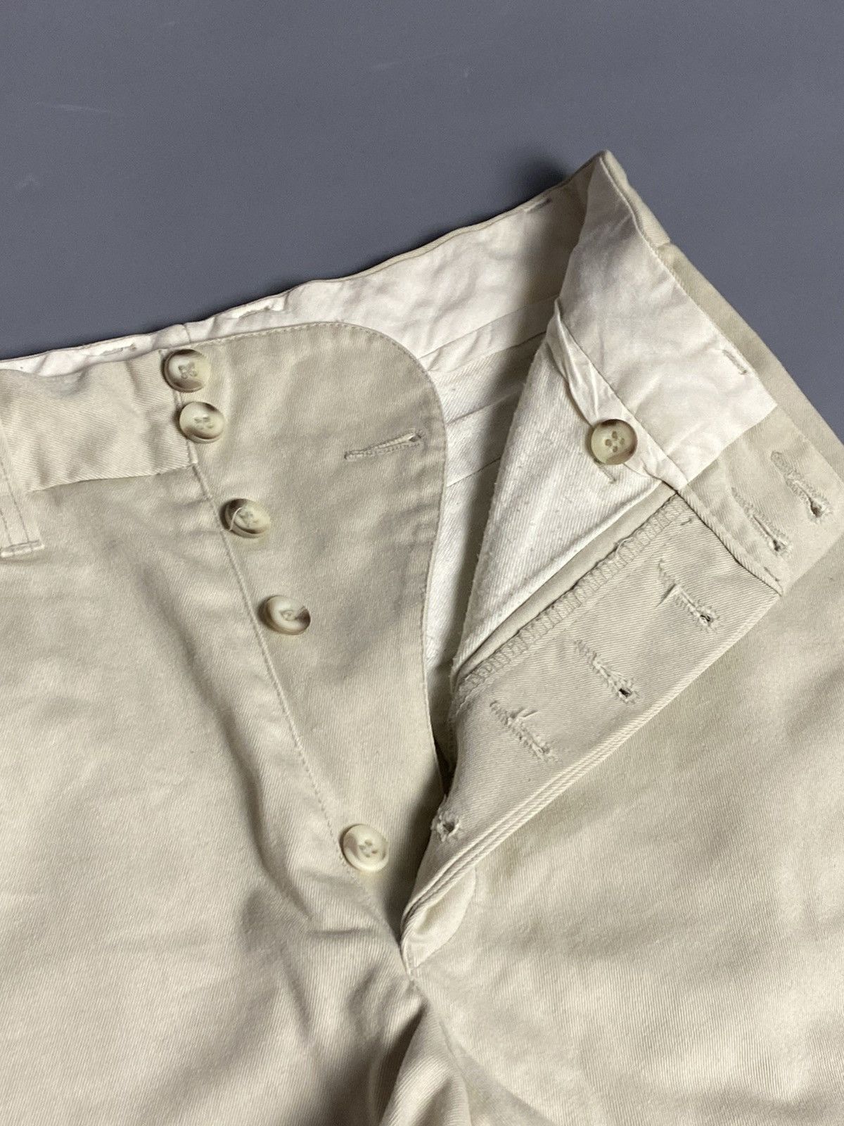 Levi's 80s Levis Regulation Chinos Beige W28 L33 Aviation Specific Size US 28 / EU 44 - 18 Thumbnail