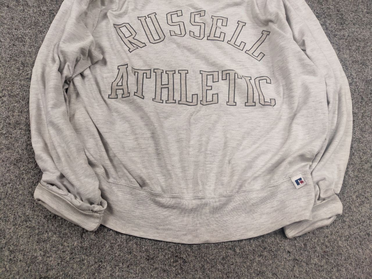 Russell Athletic Vintage 90's Russell Athletic Logo USA Crew chek Sweatshirt Size US M / EU 48-50 / 2 - 6 Thumbnail