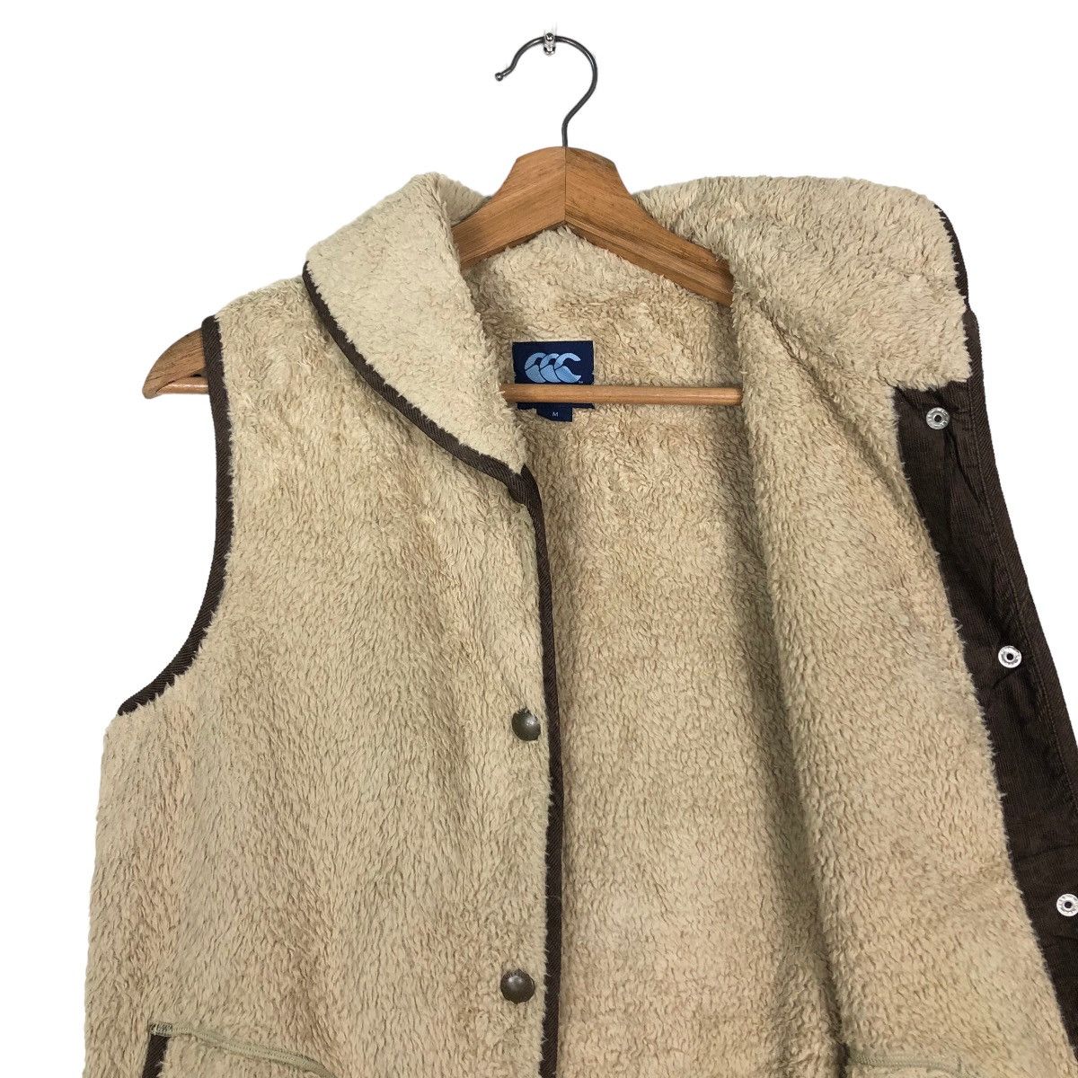 Canterbury of New Zealand 🔥VINTAGE FLEECE VEST DIPE PILE CANTERBURY Size US M / EU 48-50 / 2 - 12 Thumbnail