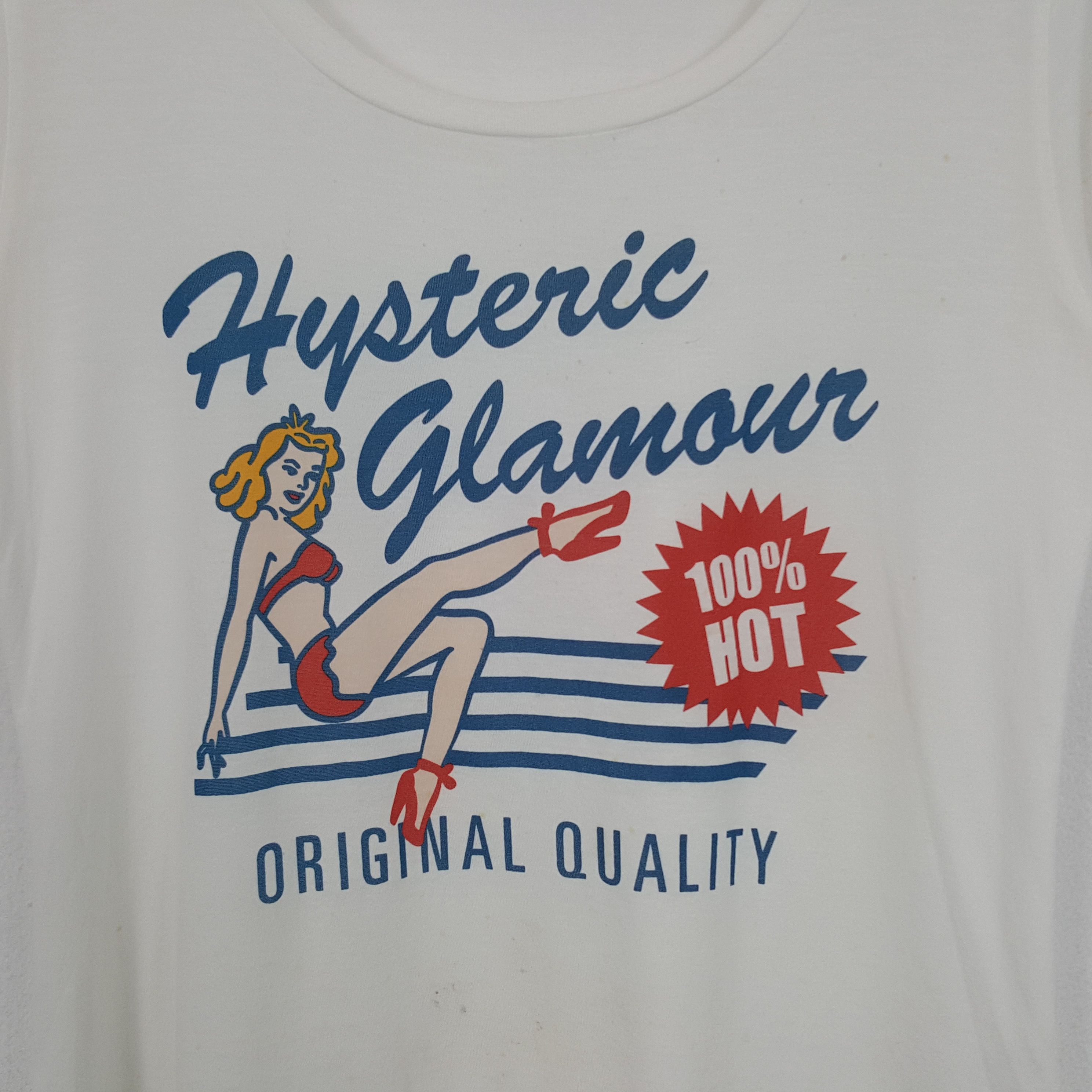 Hysteric Glamour × Japanese Brand × Vintage Vintage Hysteric Glamour Japanese Brand Parody Tshirt Size XS / US 0-2 / IT 36-38 - 2 Thumbnail