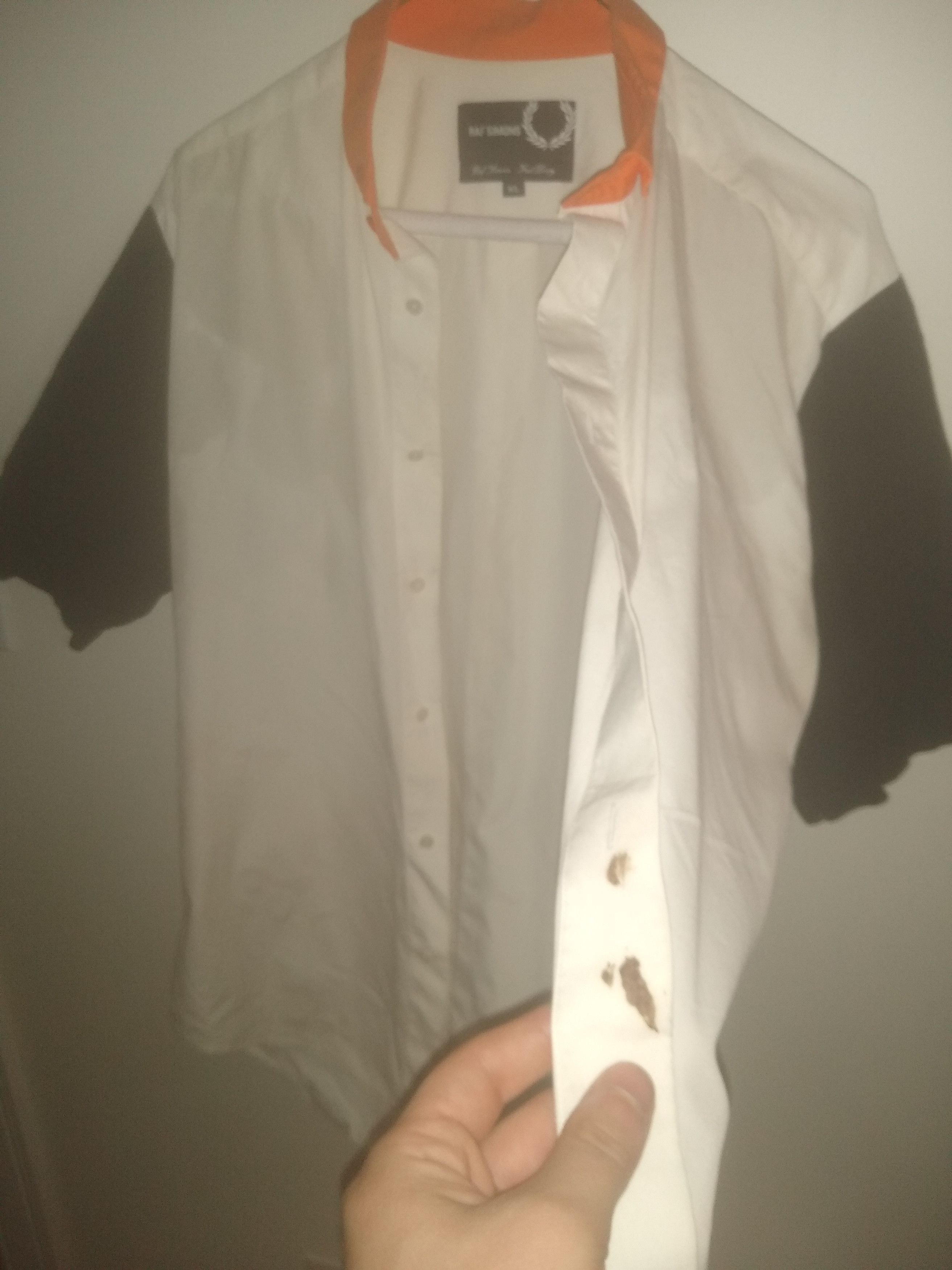 Fred Perry × Raf Simons ***YARD SALE*** Short Sleeve Button Up Size US L / EU 52-54 / 3 - 9 Thumbnail