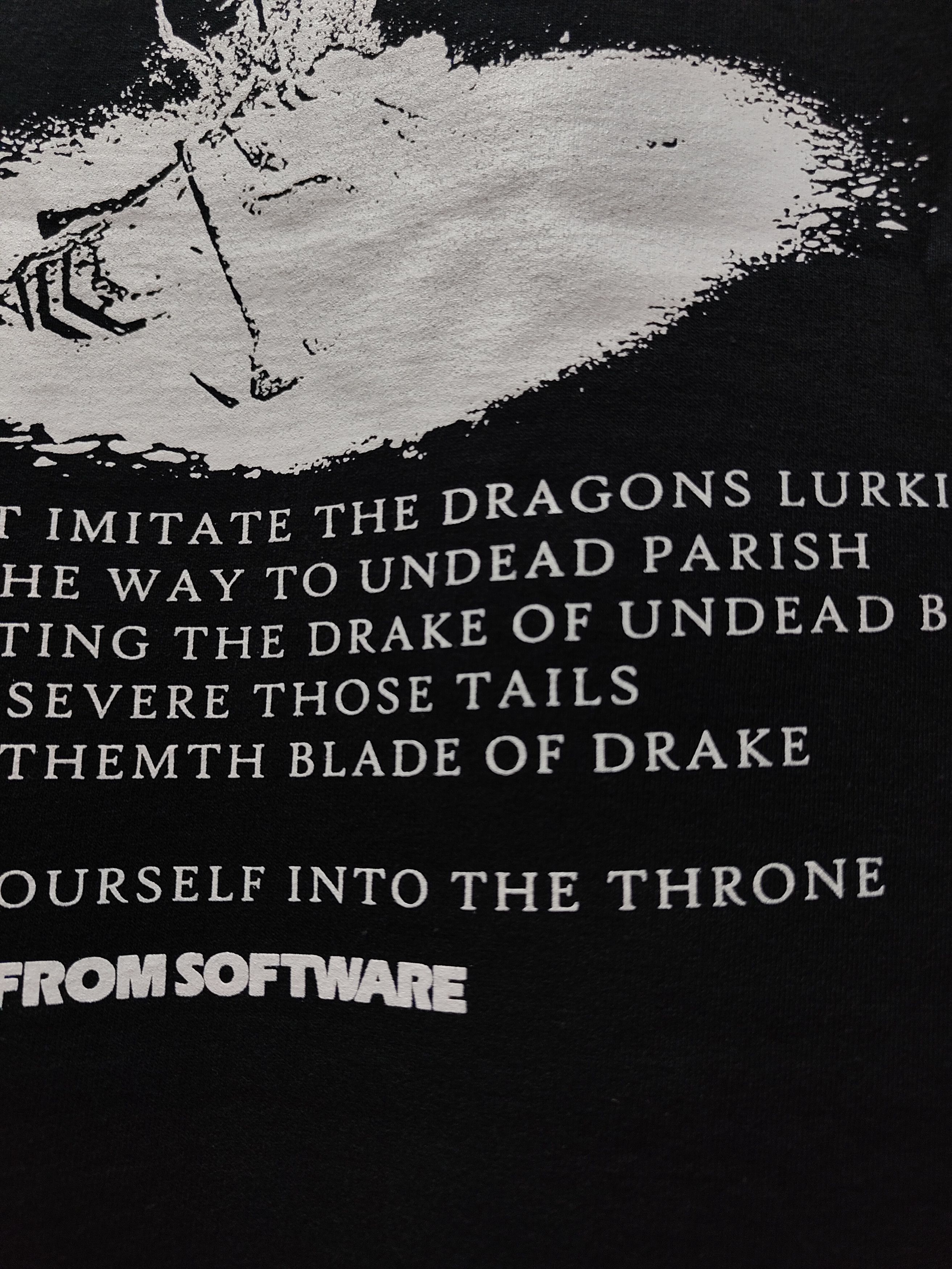 Playstation Dark Souls "Hellkite Drake" T-shirt Size US XL / EU 56 / 4 - 11 Thumbnail