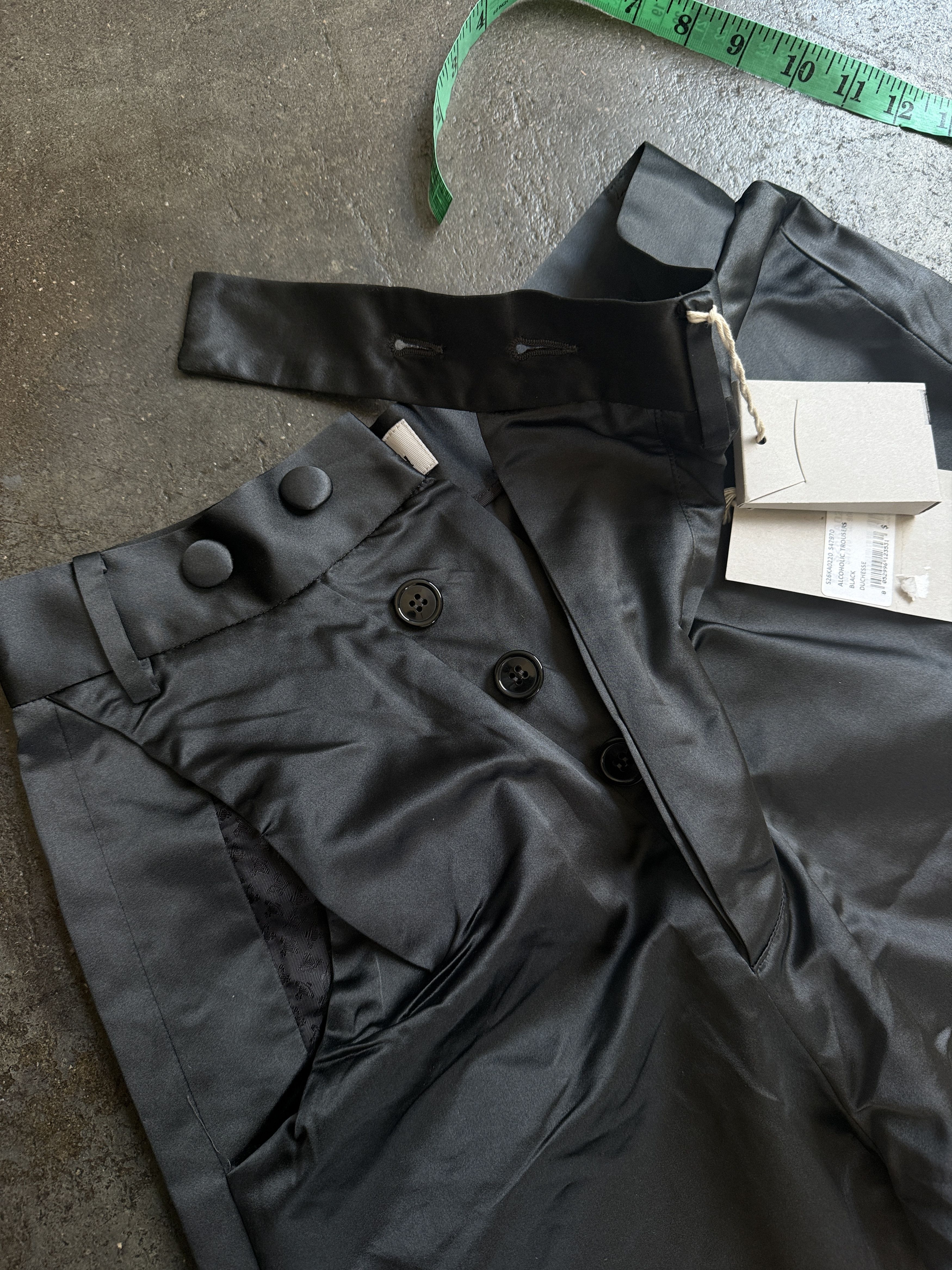 Vivienne Westwood NWT 1300$ F/W 2017 SILK and viscose shiny pants . Unreal Size 26" / US 2 / IT 38 - 8 Thumbnail